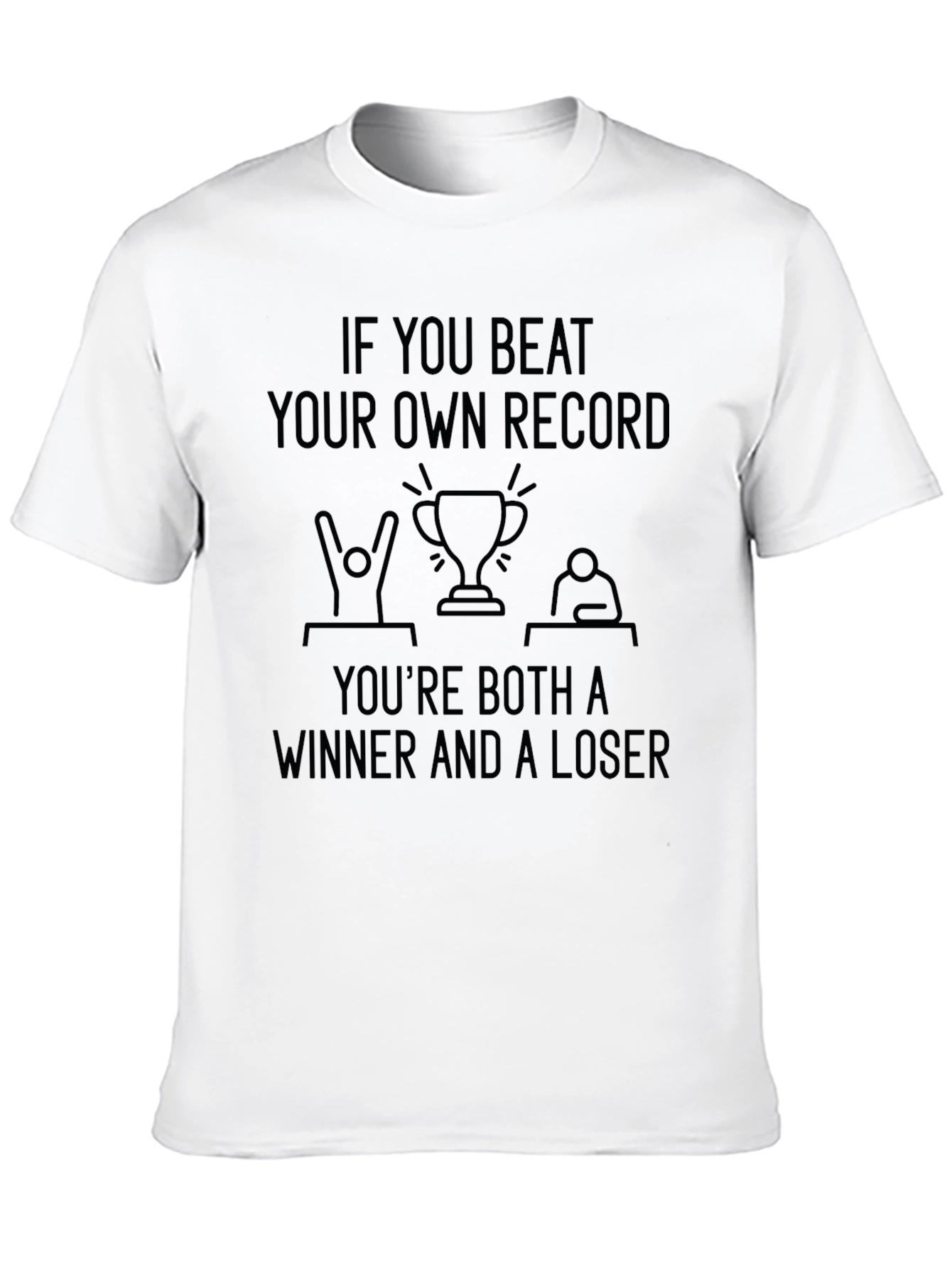 Funny Winner & Loser Graphic Tee
