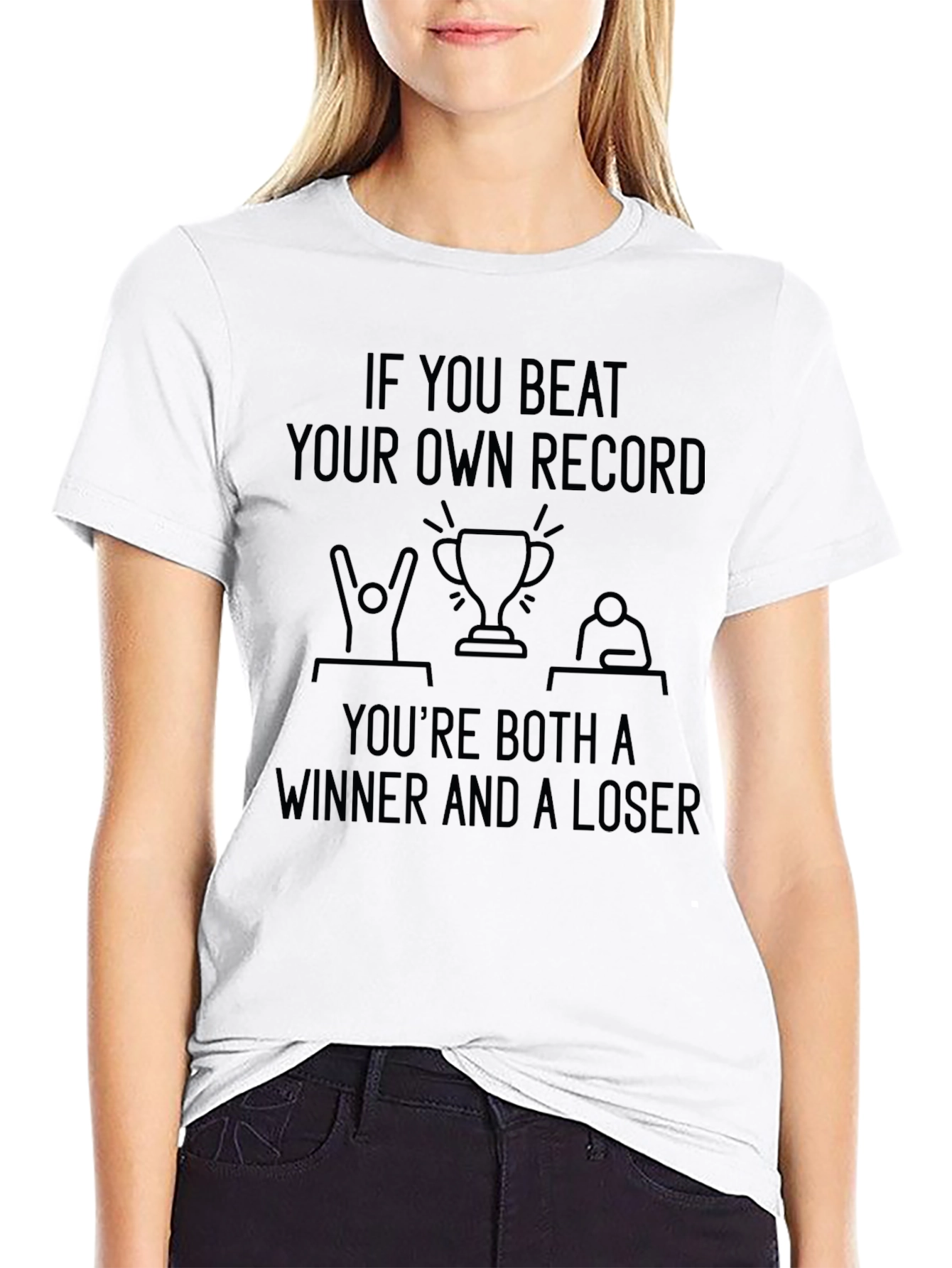 Funny Winner & Loser Graphic Tee
