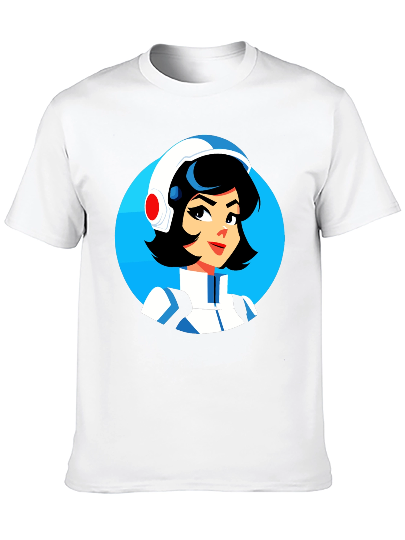 Retro Cartoon Graphic Black T-Shirt