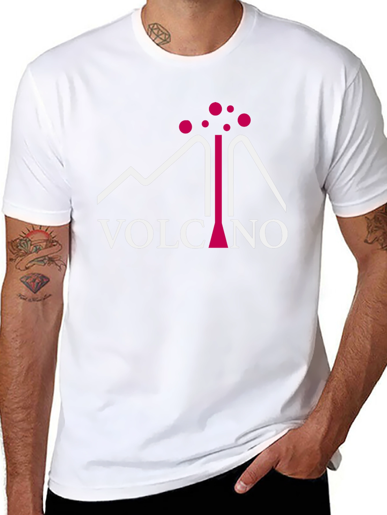 Volcano Graphic Tee - Stylish Casual Wear