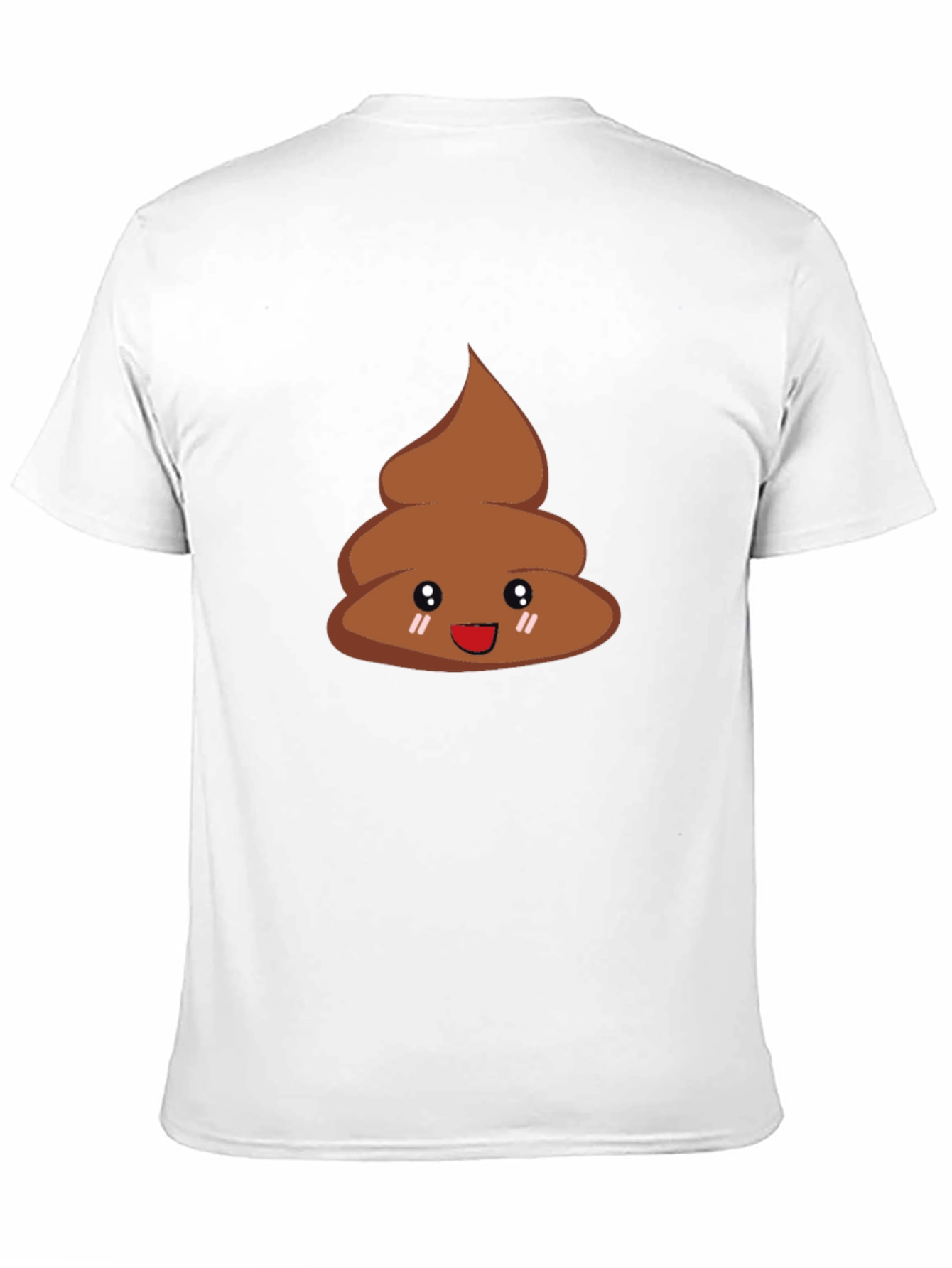Funny Poop Emoji T-Shirt - Black Cotton Tee