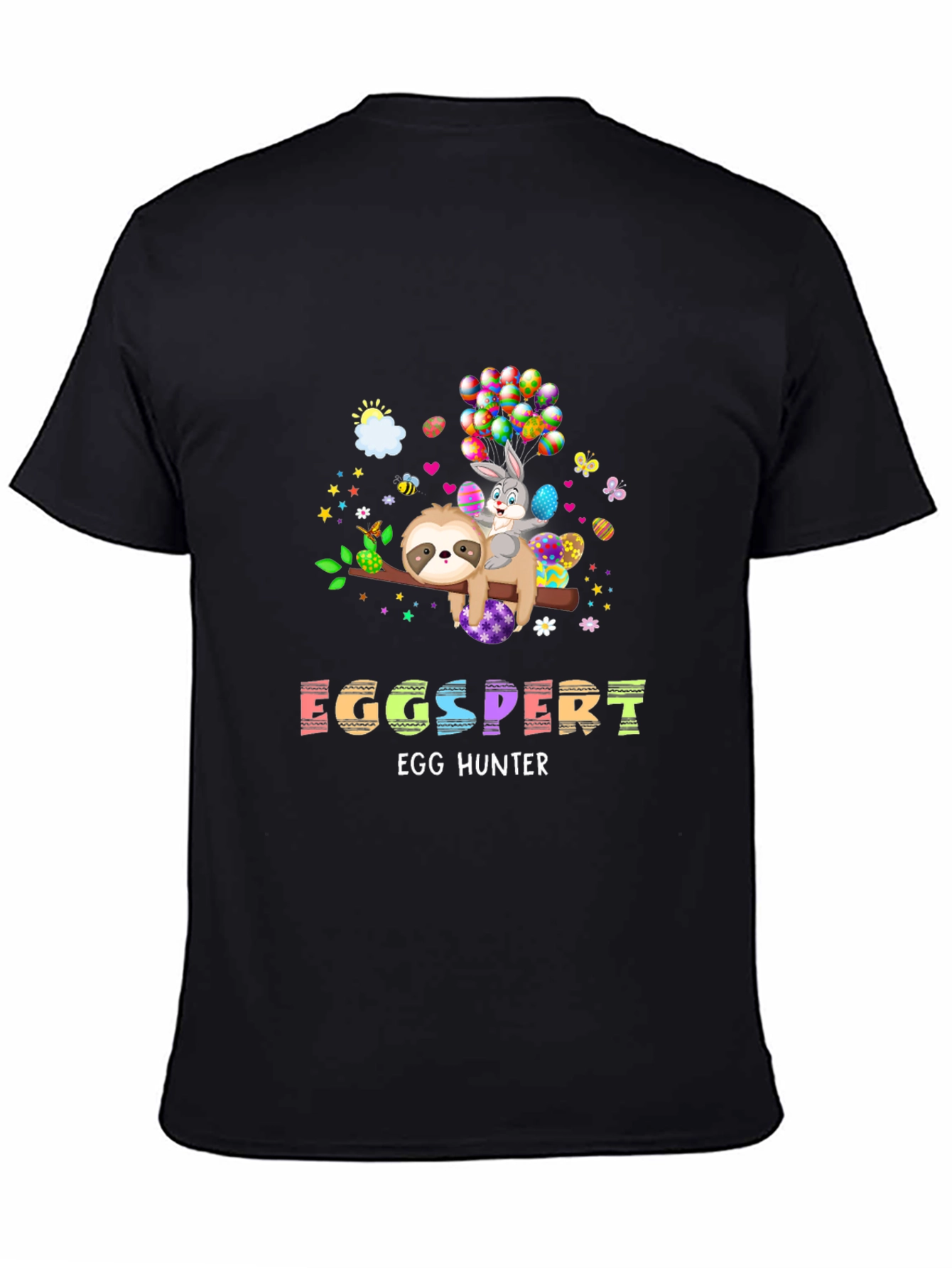 Eggspert Easter Egg Hunter Sloth T-Shirt