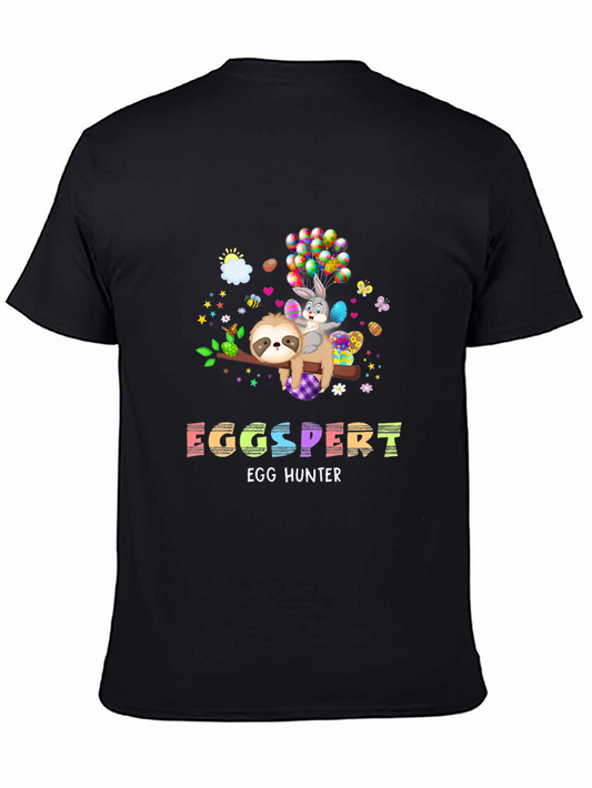 Eggspert Easter Egg Hunter Sloth T-Shirt