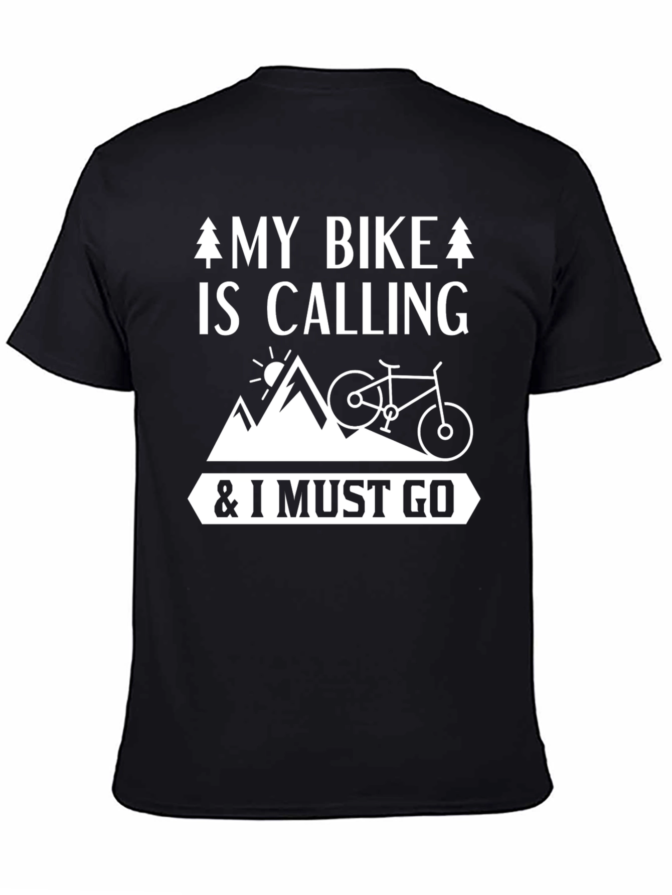 My Bike Is Calling Mens T-Shirt