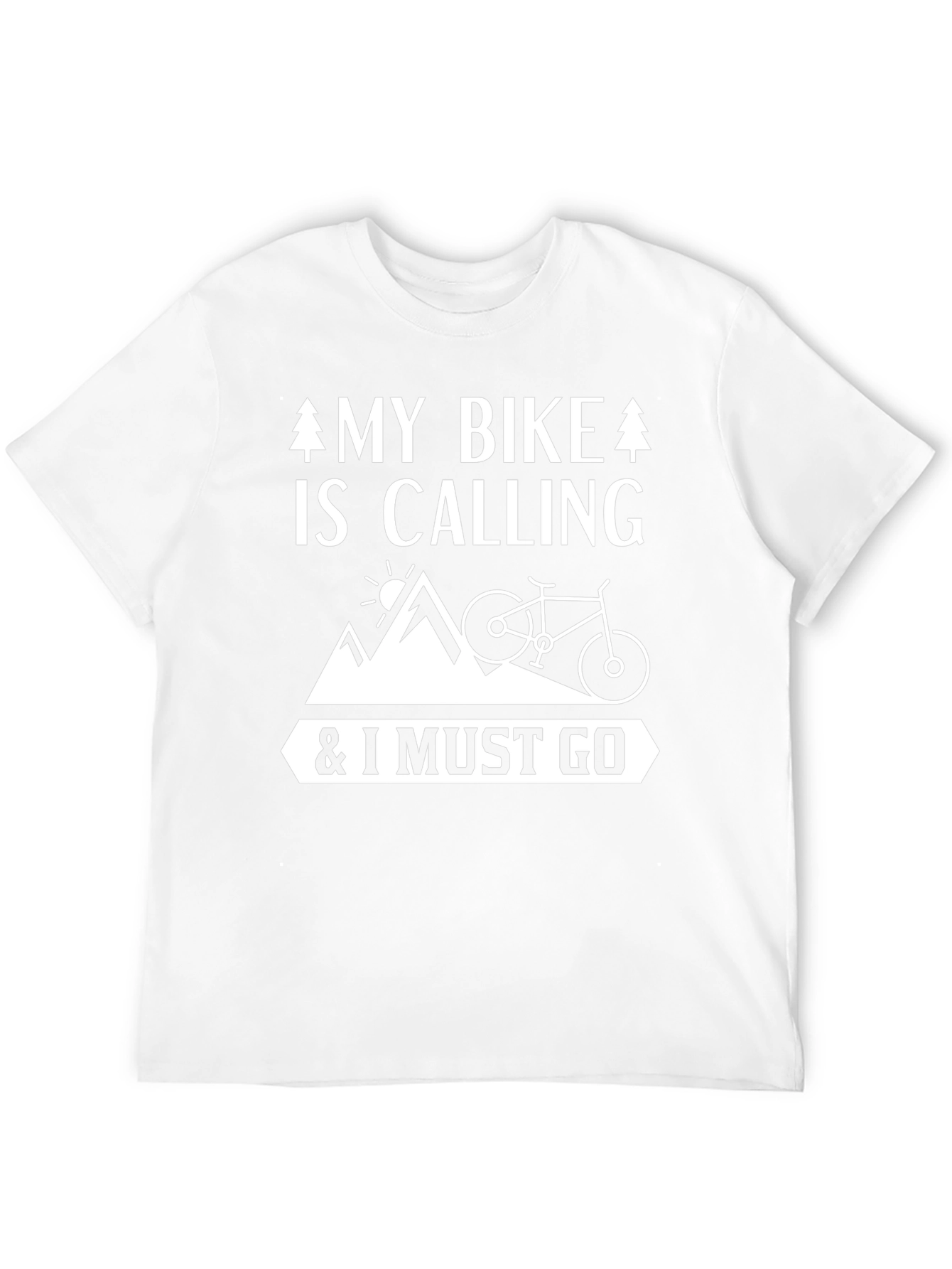 My Bike Is Calling Mens T-Shirt