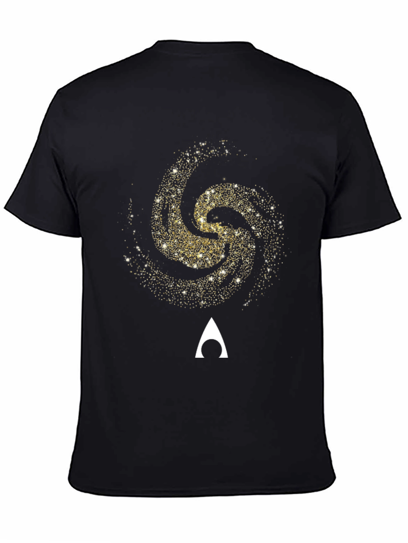 Galaxy T-Shirt: Aquaman Logo Black Tee