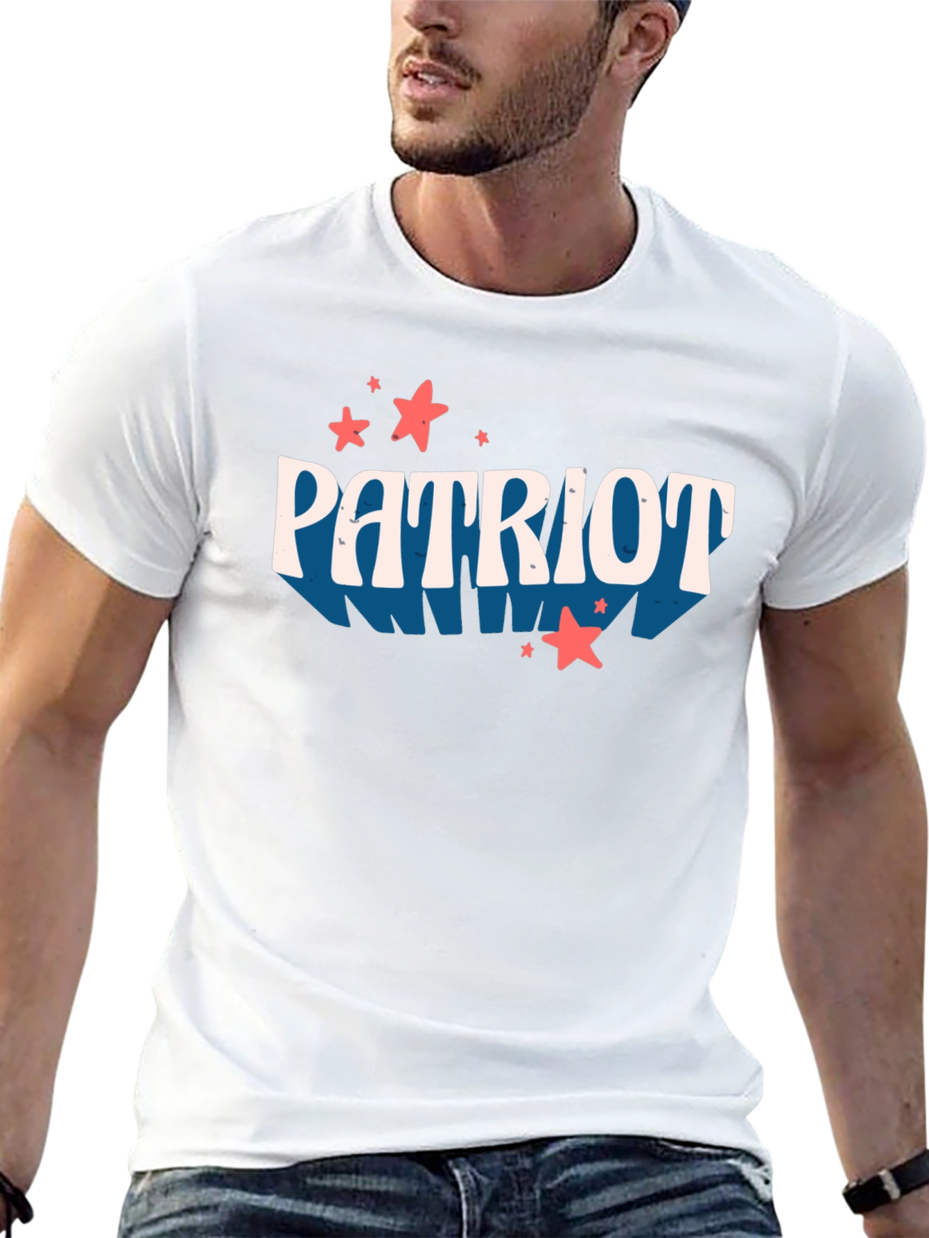 Patriot Graphic T-Shirt - Patriotic USA Tee