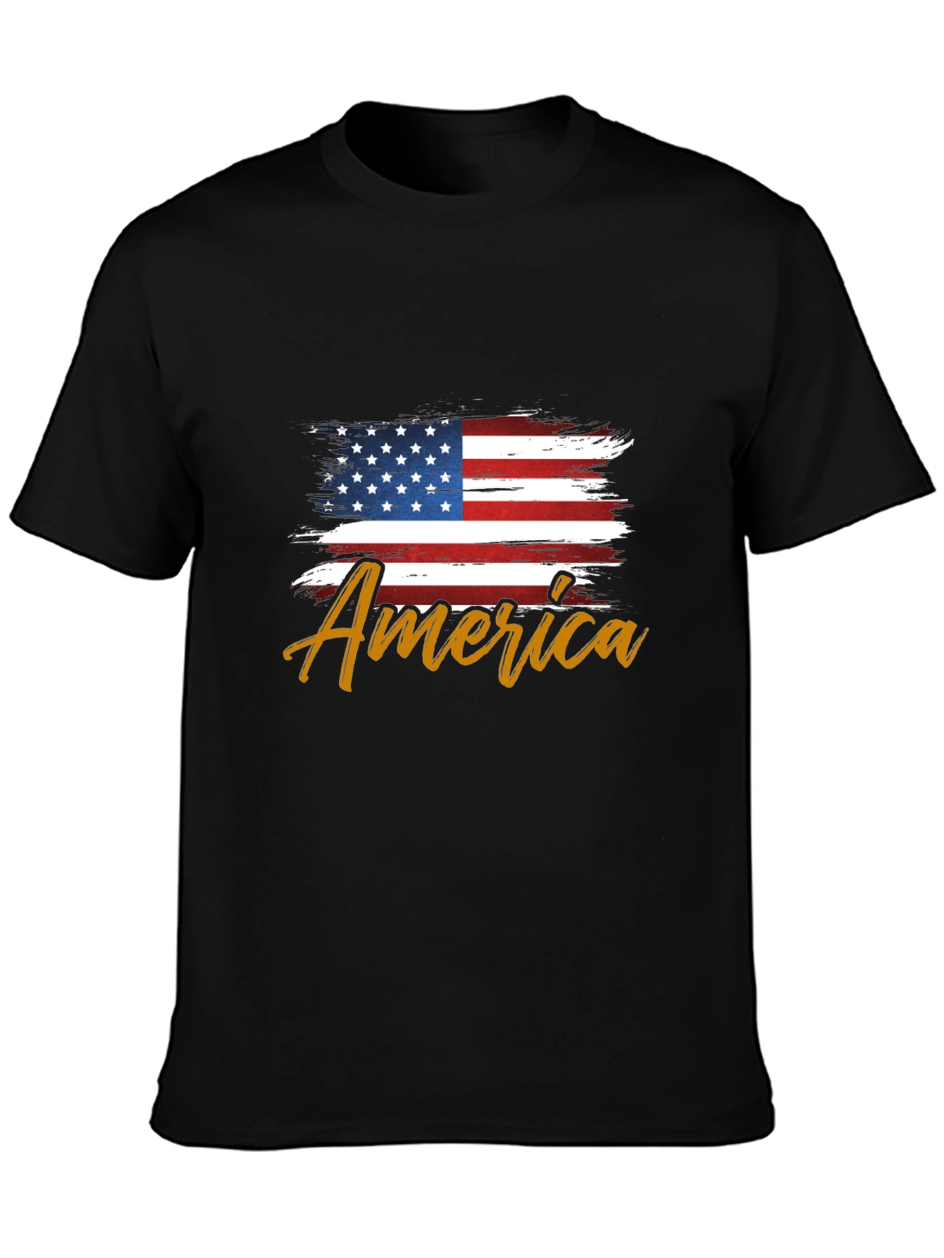 America Flag Graphic T-Shirt