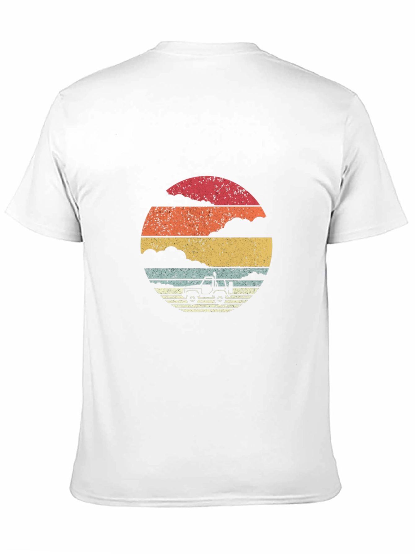 Retro Sunset Jeep T-Shirt