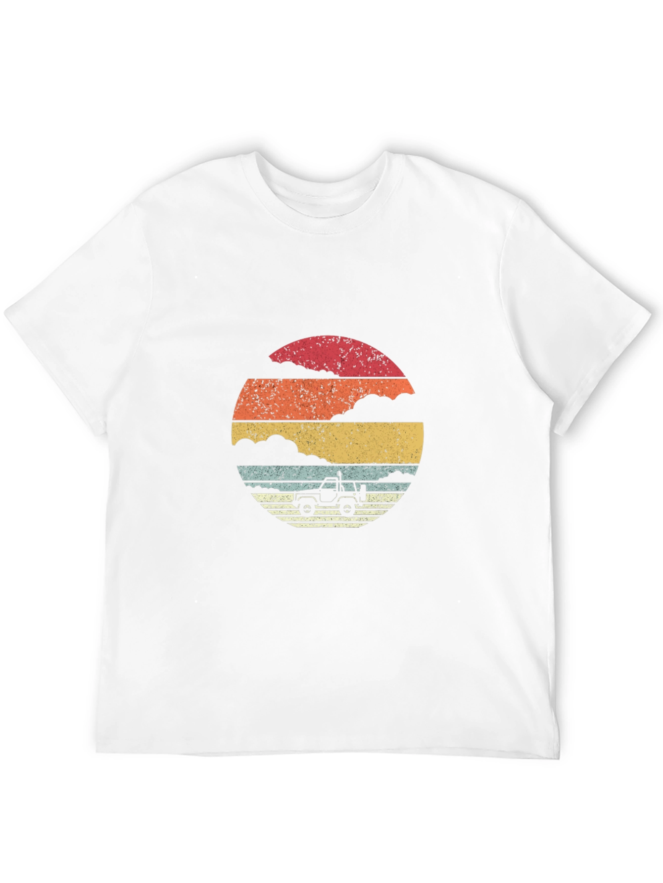 Retro Sunset Jeep T-Shirt