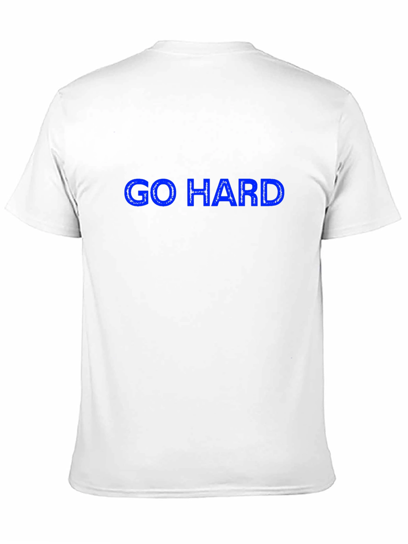 Go Hard Graphic Tee - Black Cotton T-Shirt