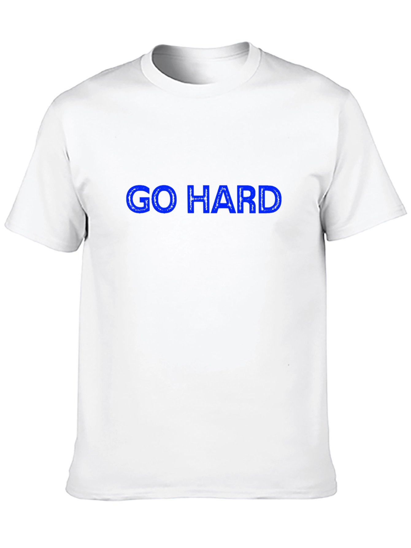 Go Hard Graphic Tee - Black Cotton T-Shirt