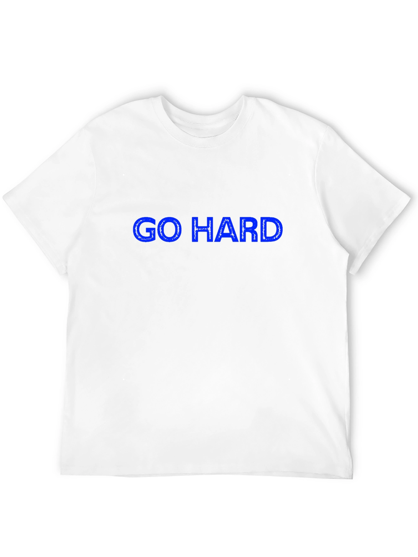 Go Hard Graphic Tee - Black Cotton T-Shirt