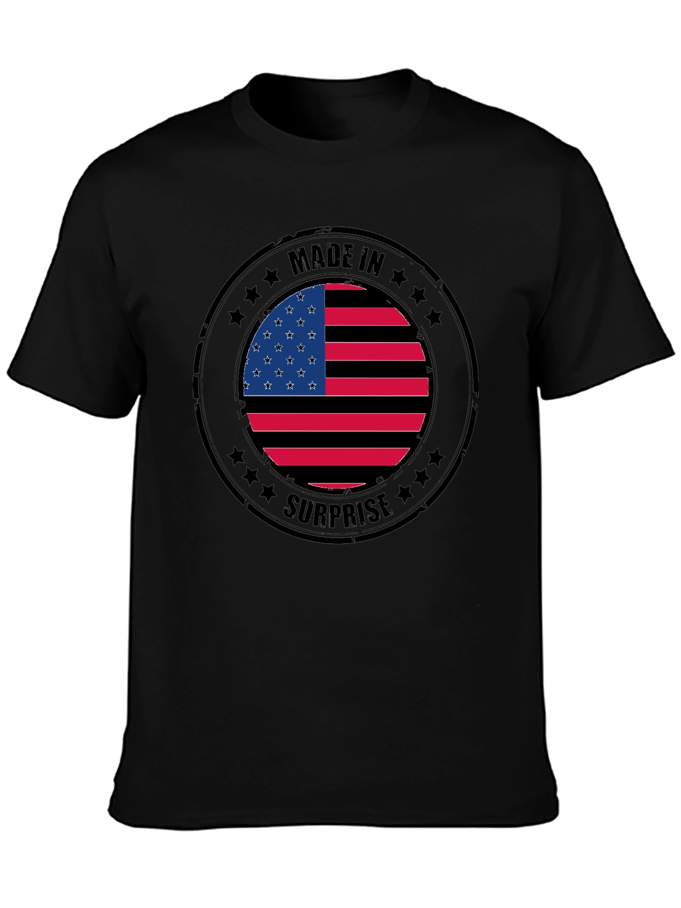 Made in Surprise USA Flag T-Shirt