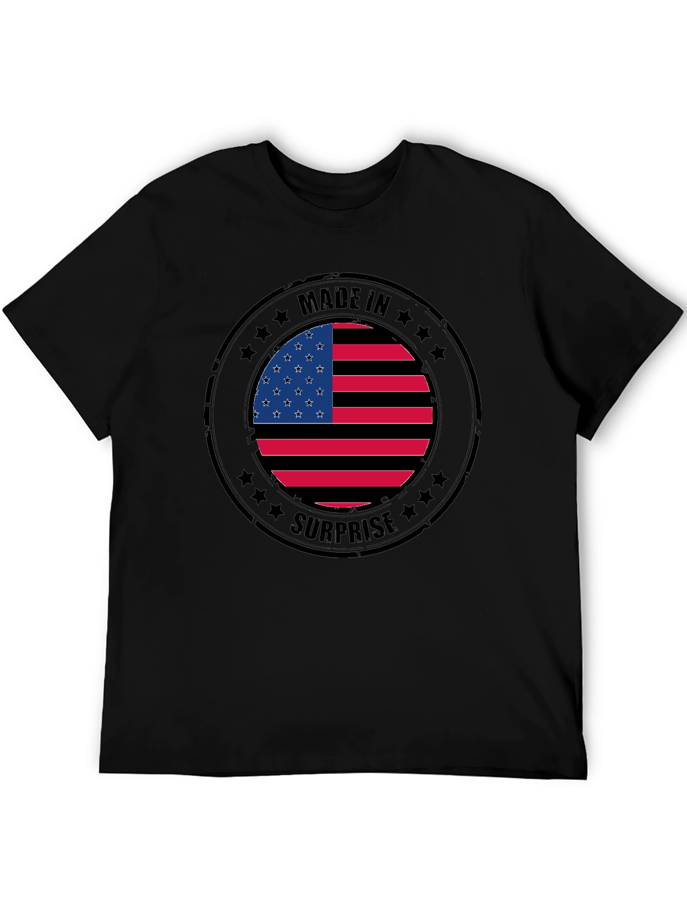 Made in Surprise USA Flag T-Shirt