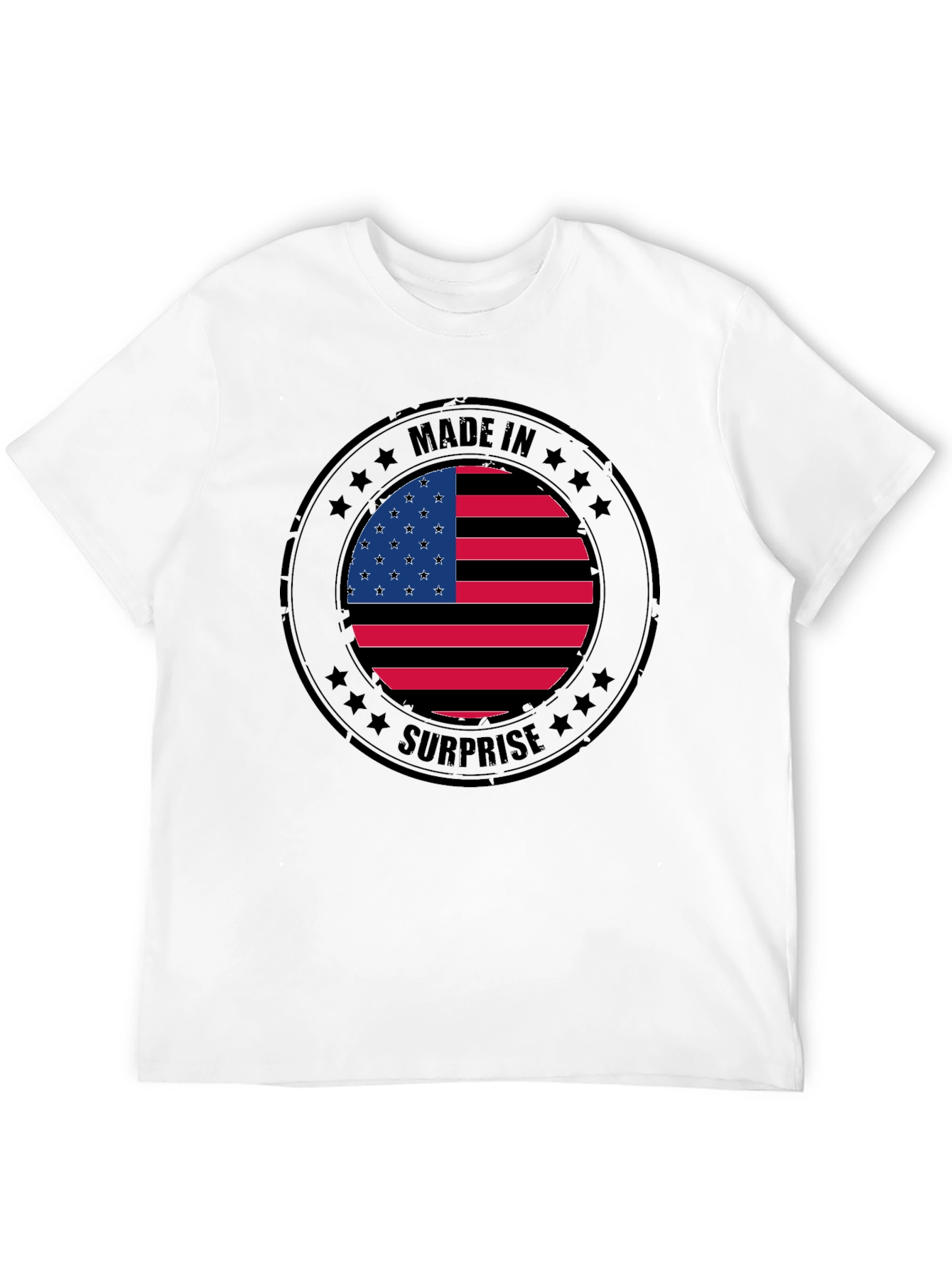 Made in Surprise USA Flag T-Shirt