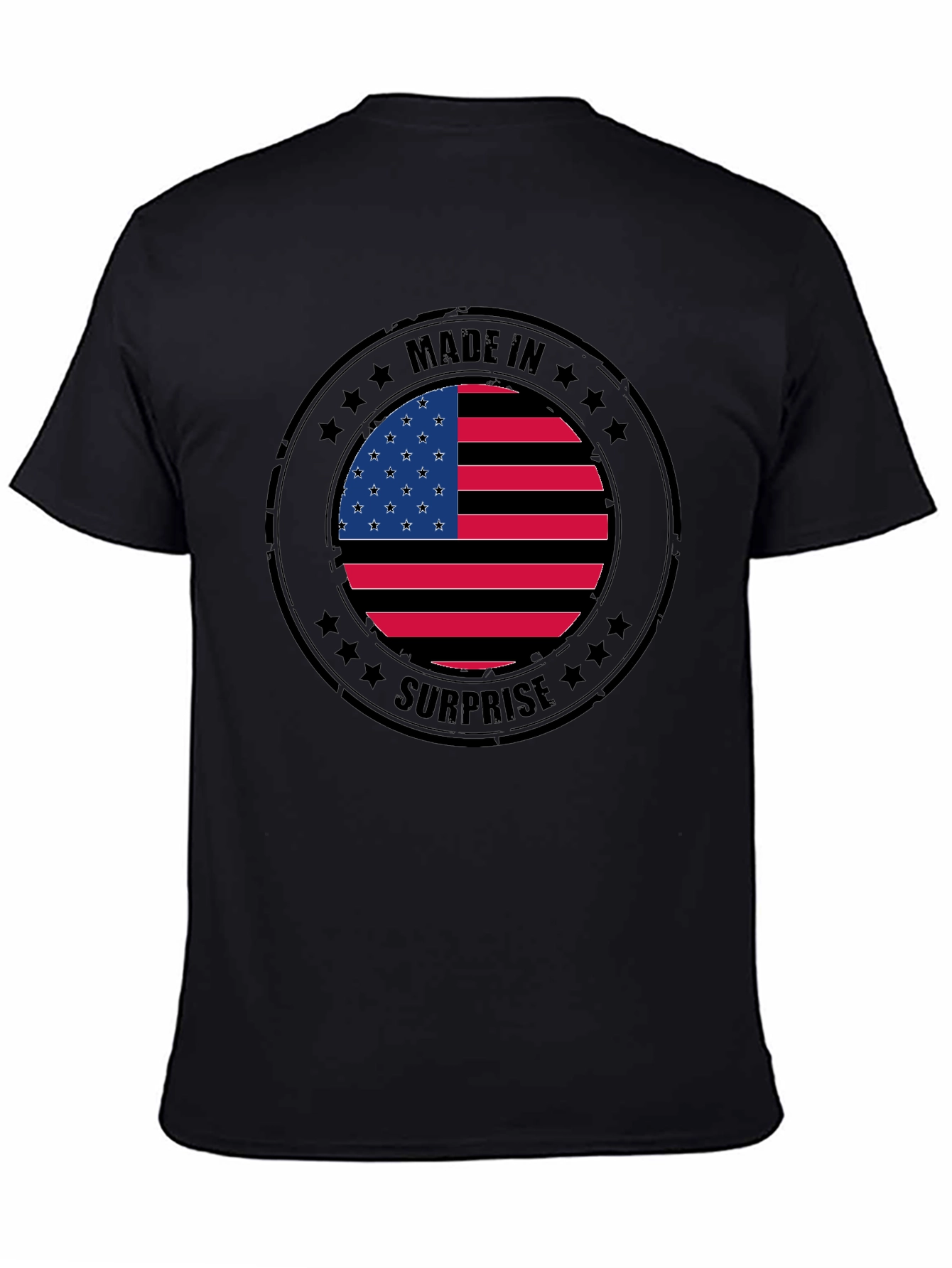 Made in Surprise USA Flag T-Shirt