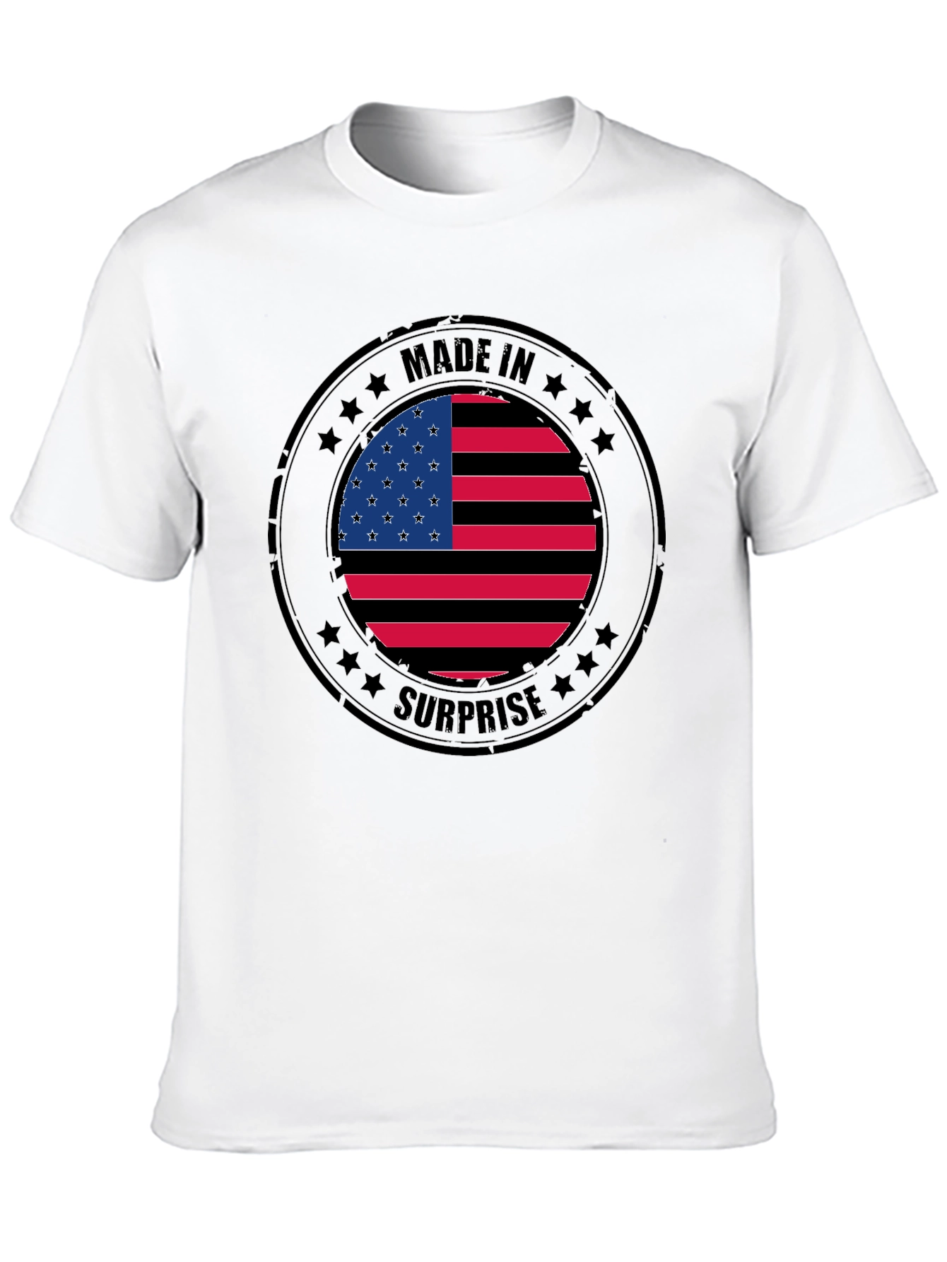 Made in Surprise USA Flag T-Shirt