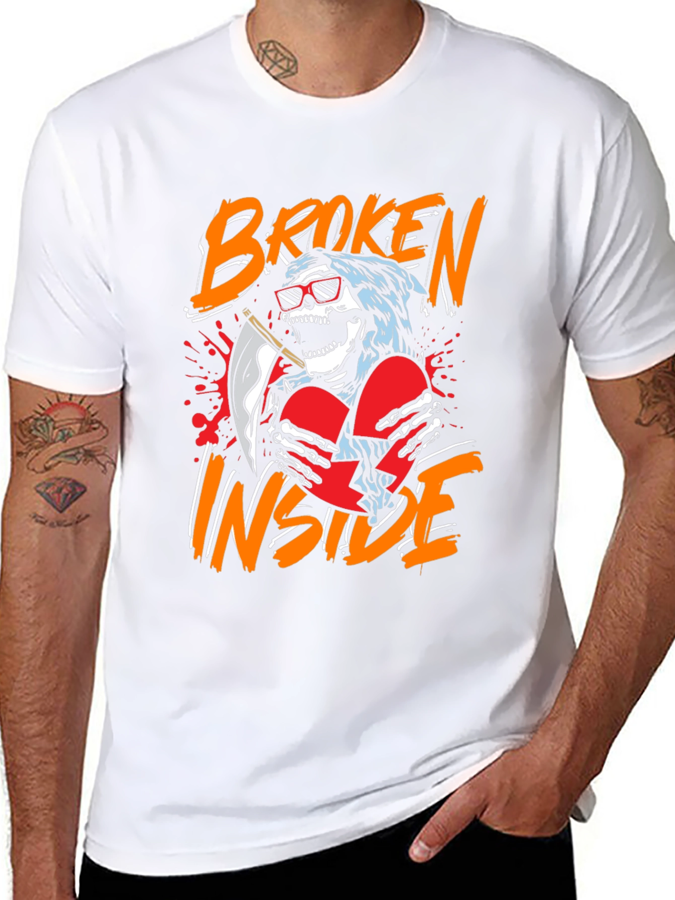 Broken Inside Graphic T-Shirt