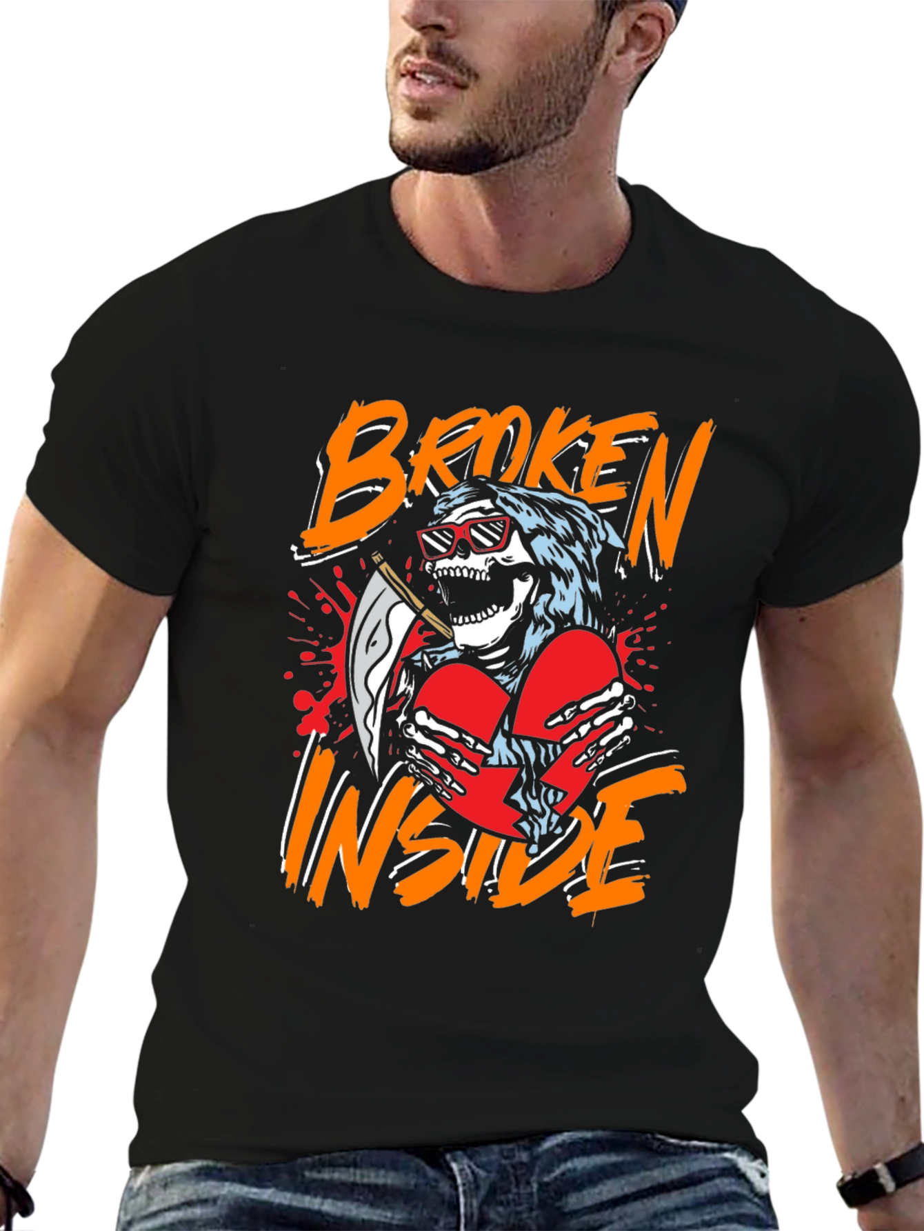 Broken Inside Graphic T-Shirt