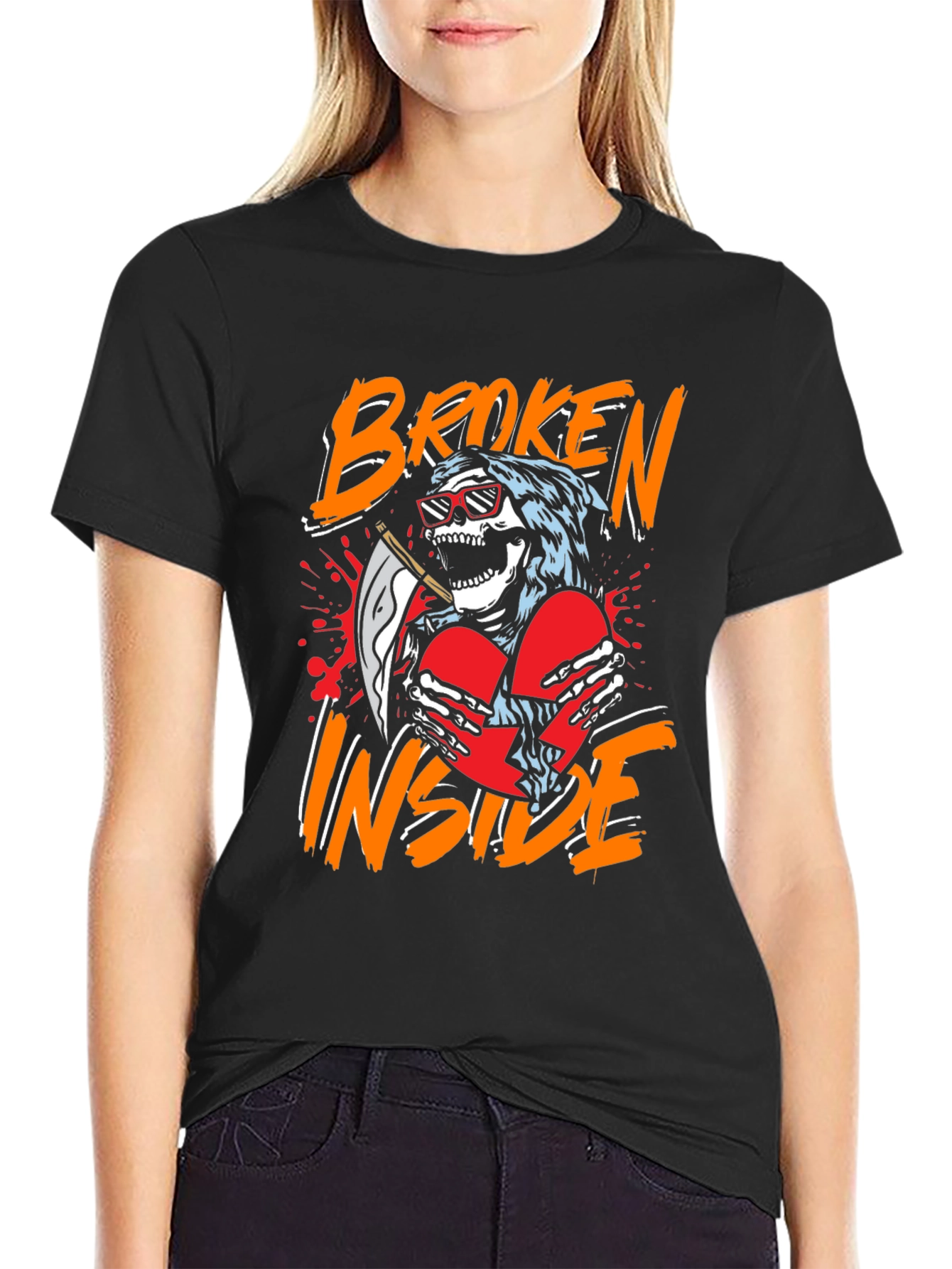 Broken Inside Graphic T-Shirt