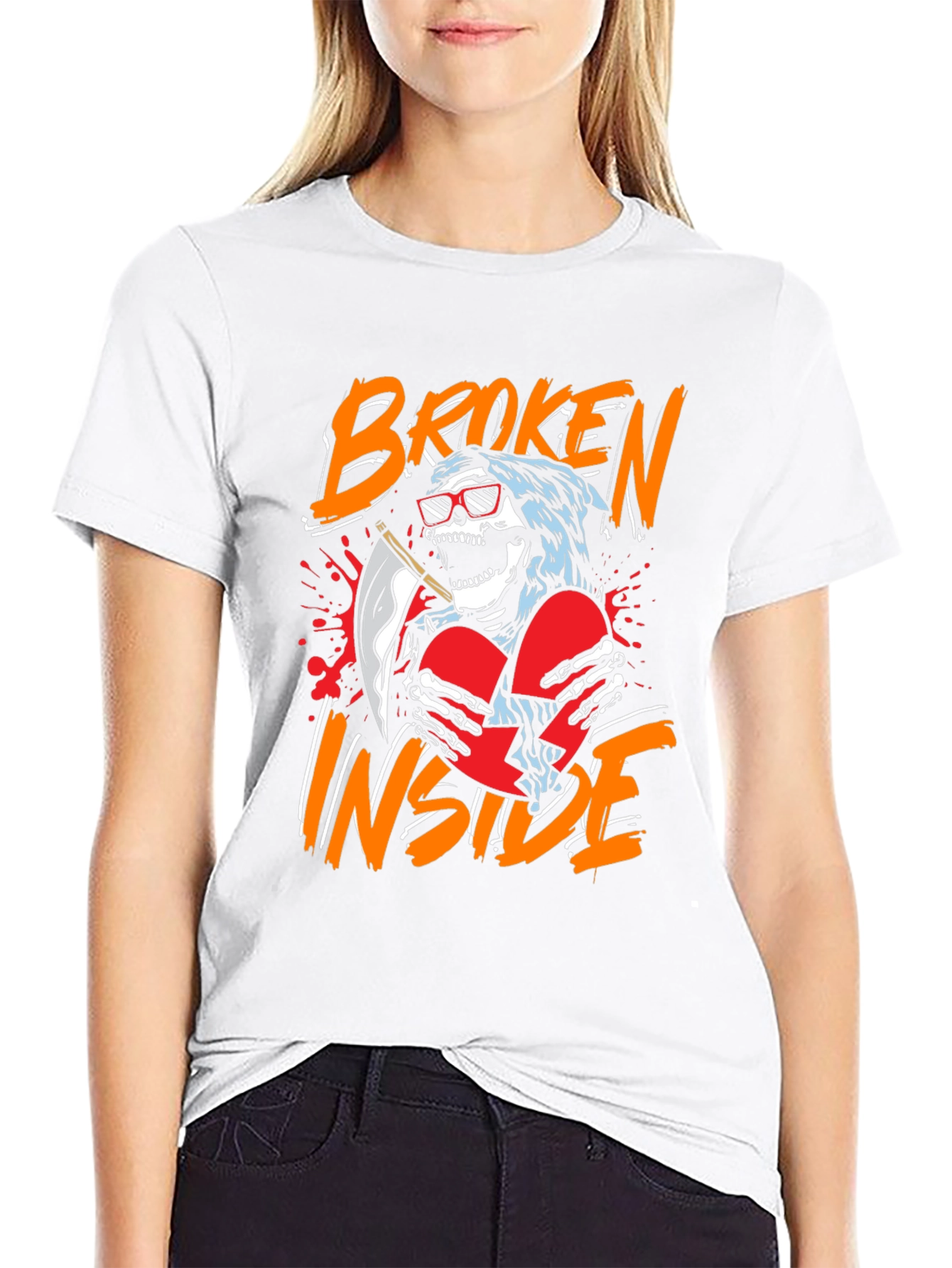 Broken Inside Graphic T-Shirt