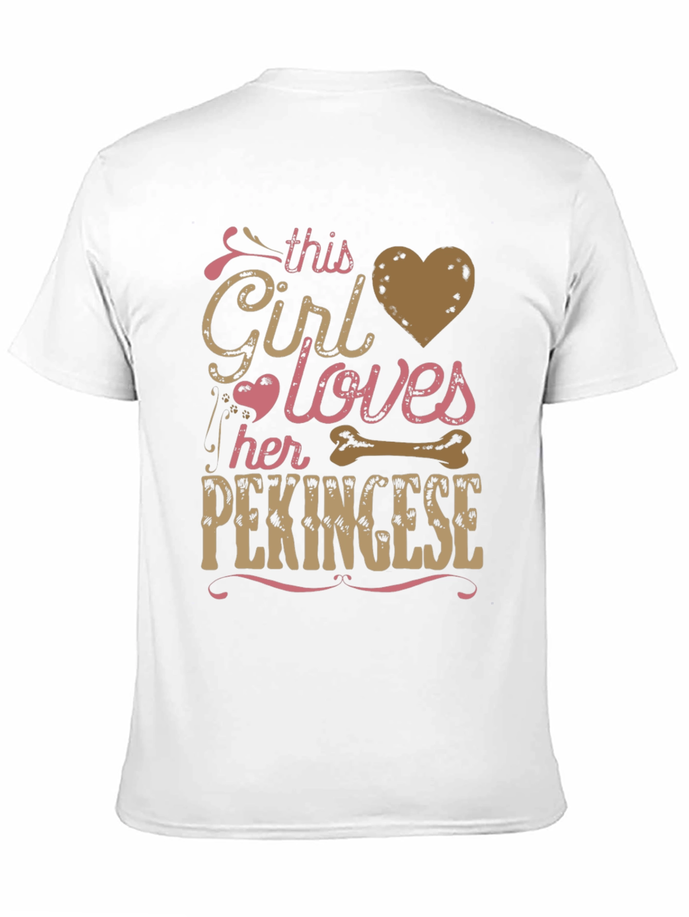 Girl Loves Her Pekingese T-Shirt