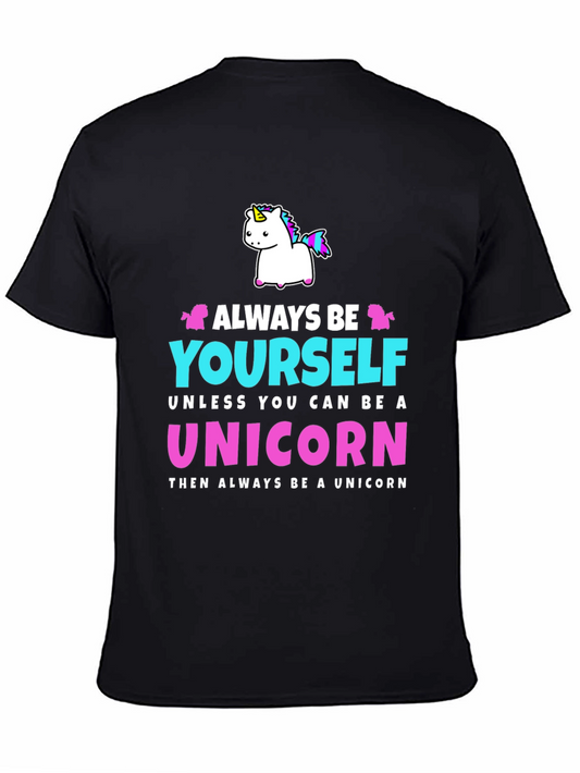 Always Be Yourself Unicorn Graphic T-Shirt