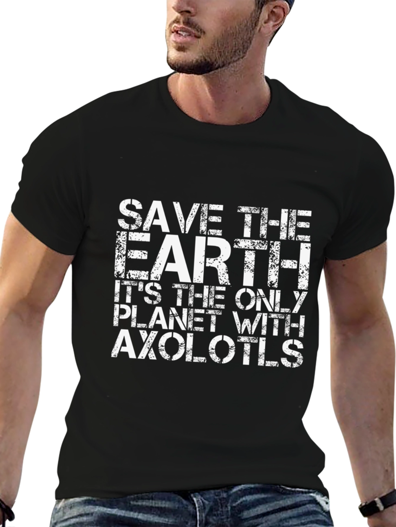 Save the Earth Axolotl T-Shirt