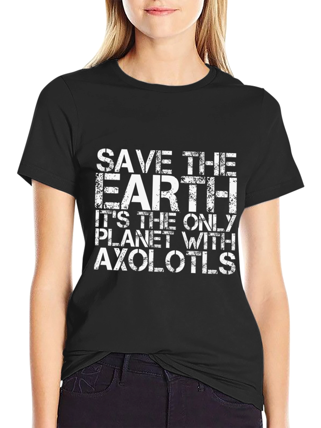 Save the Earth Axolotl T-Shirt