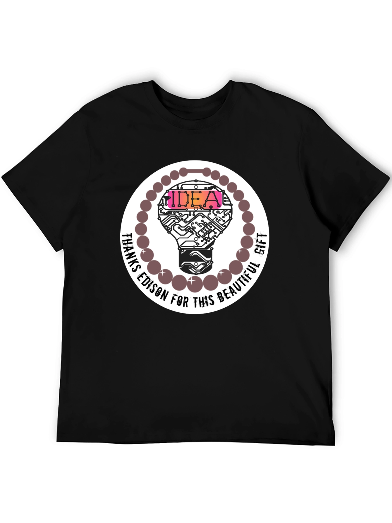 Idea Bulb Graphic Tee - Thanks Edison!