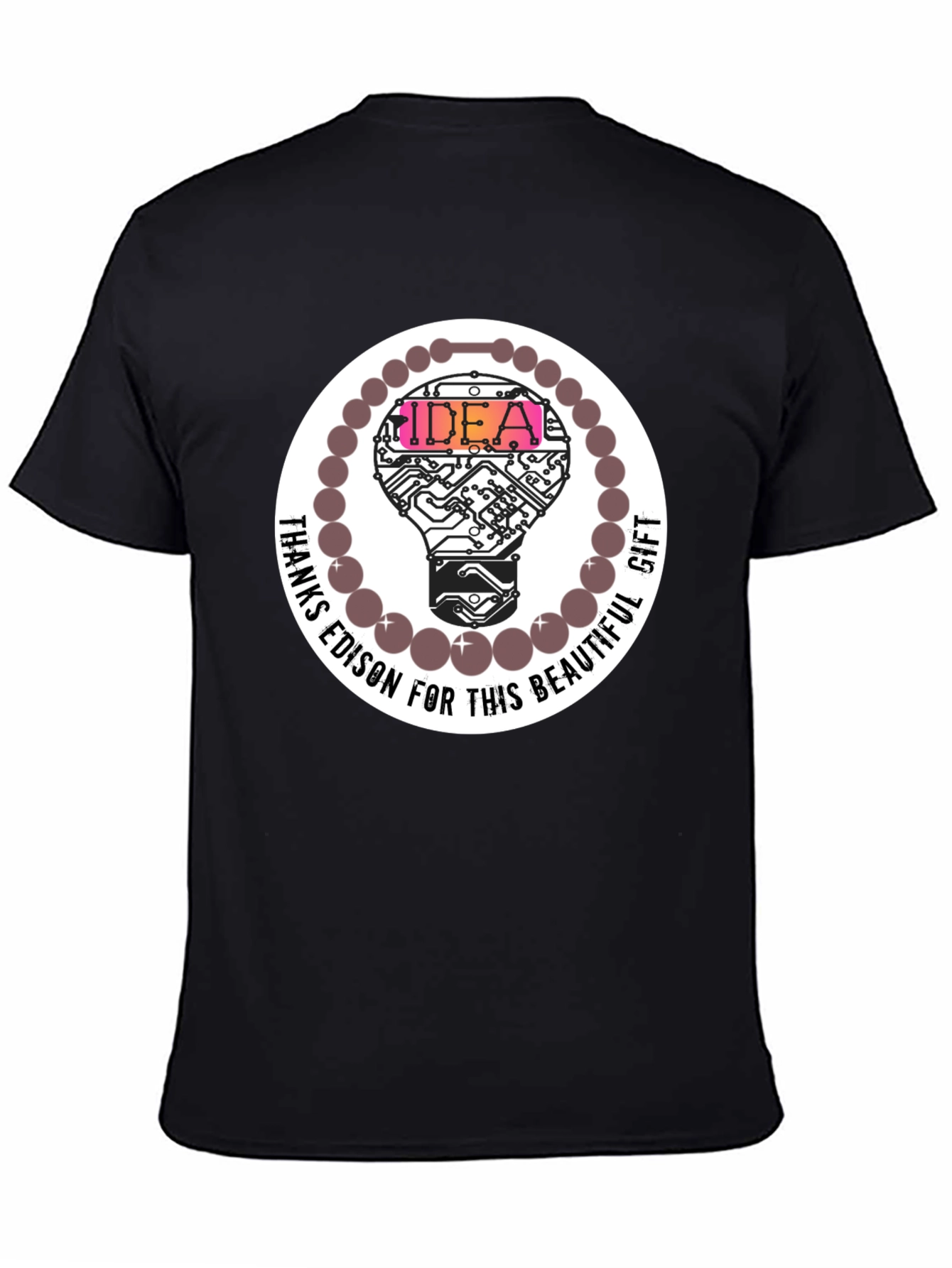 Idea Bulb Graphic Tee - Thanks Edison!
