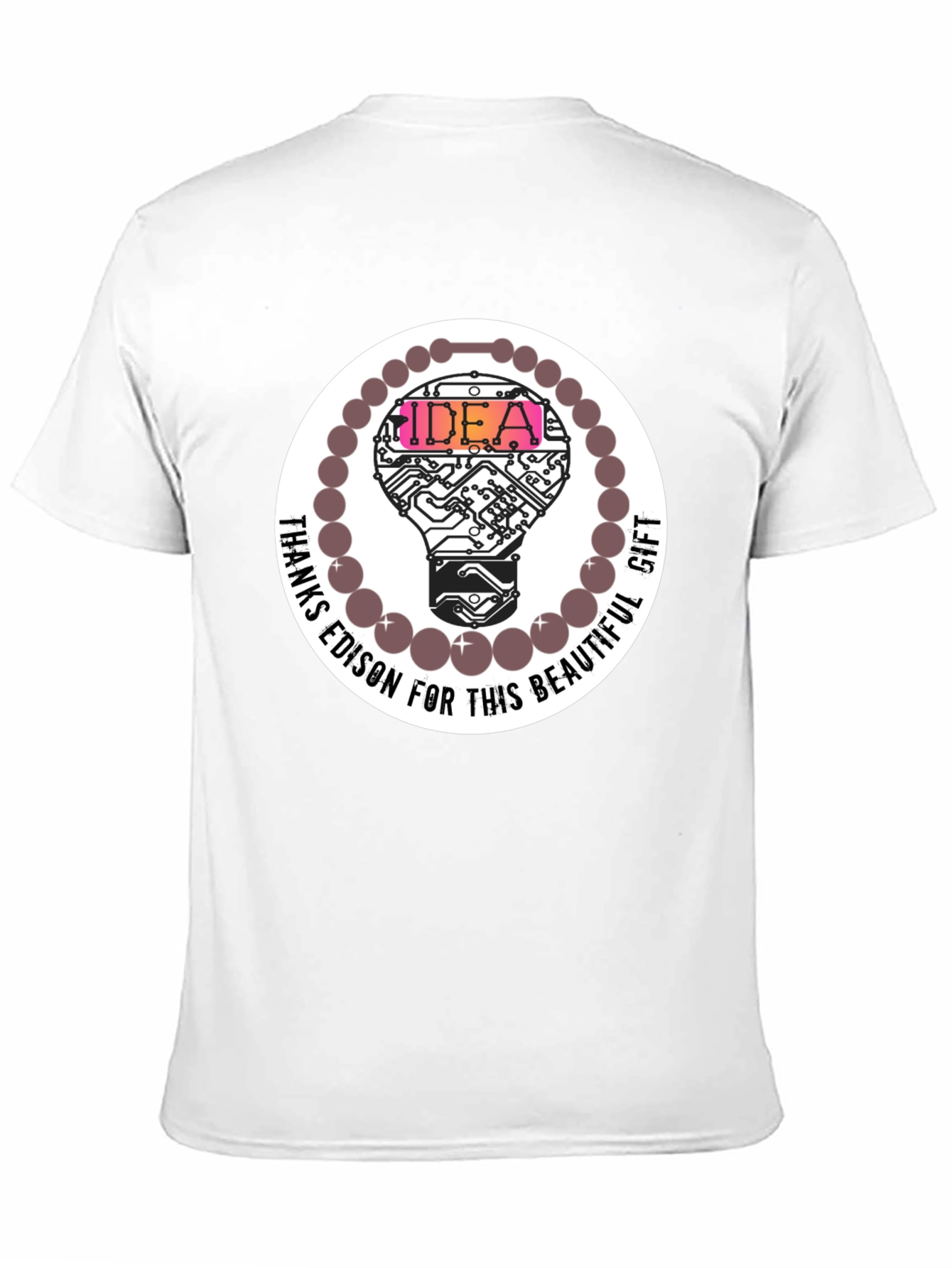 Idea Bulb Graphic Tee - Thanks Edison!