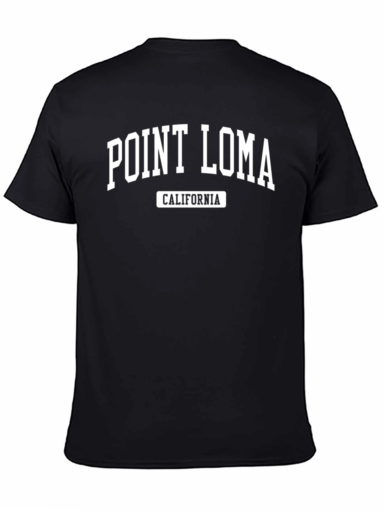 Point Loma California Black T-Shirt