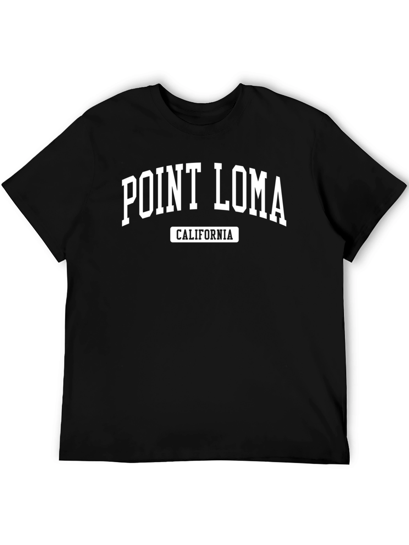 Point Loma California Black T-Shirt