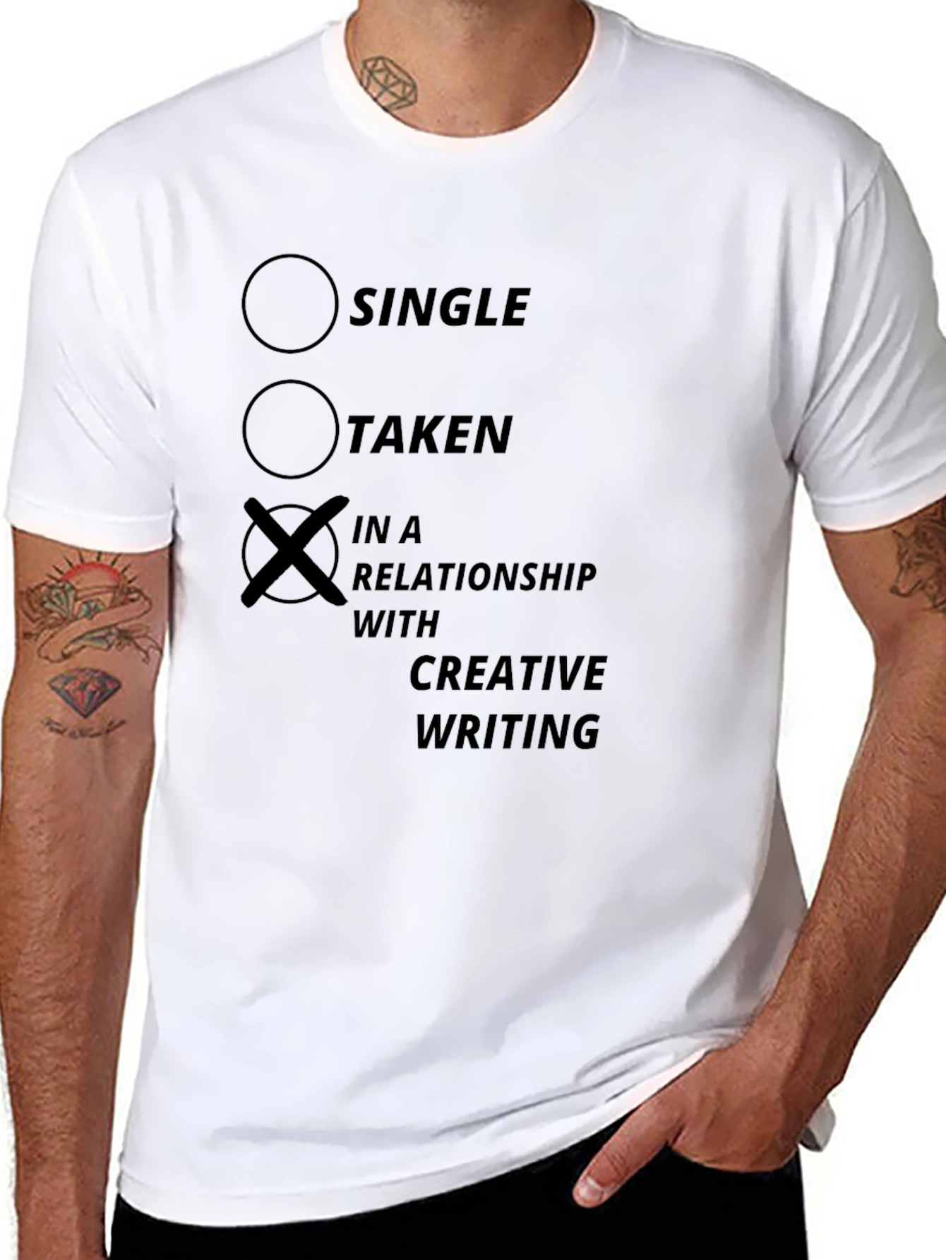 Creative Writing Relationship T-Shirt - Novelty Tee