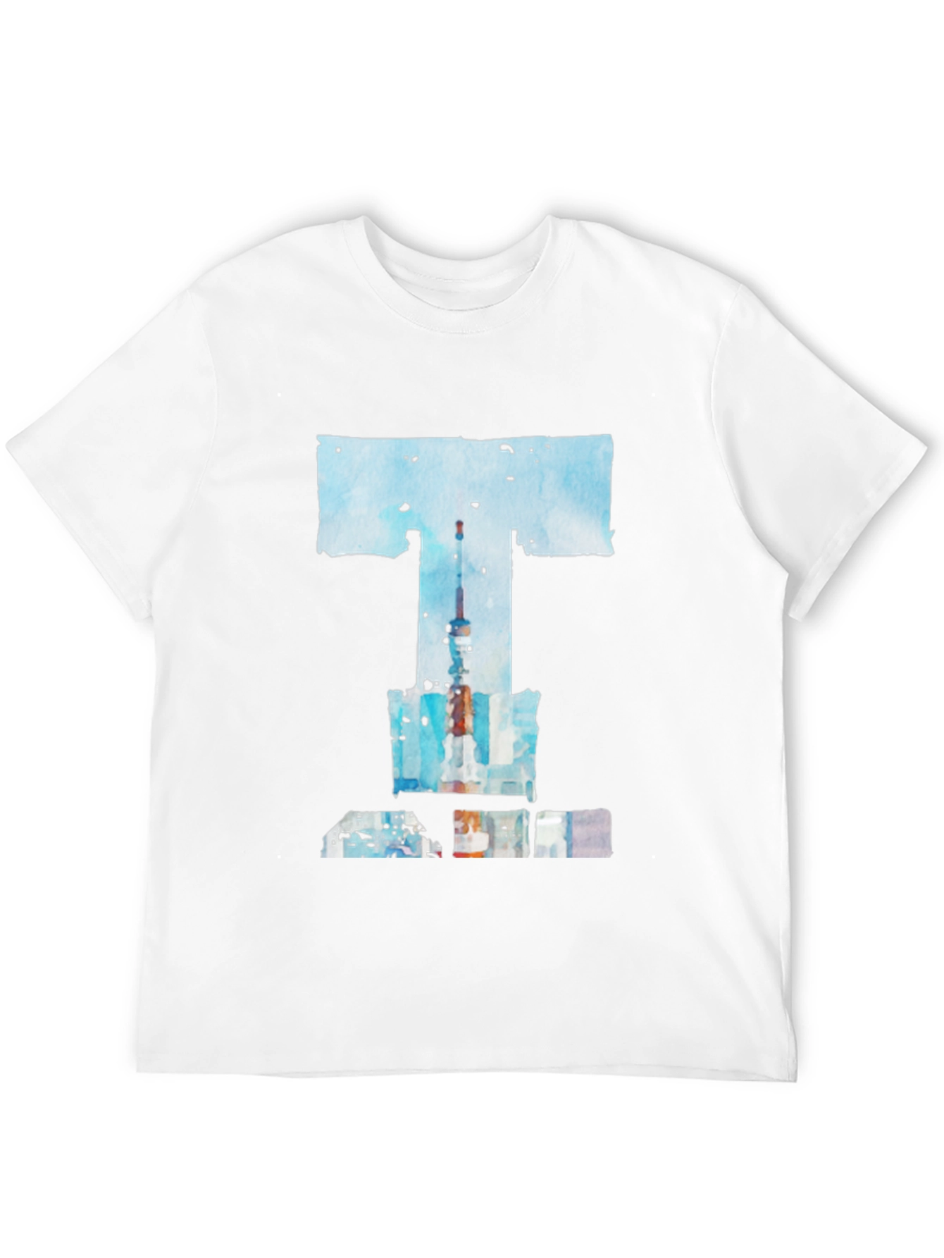 Abstract T-Shirt: Toronto Skyline Art