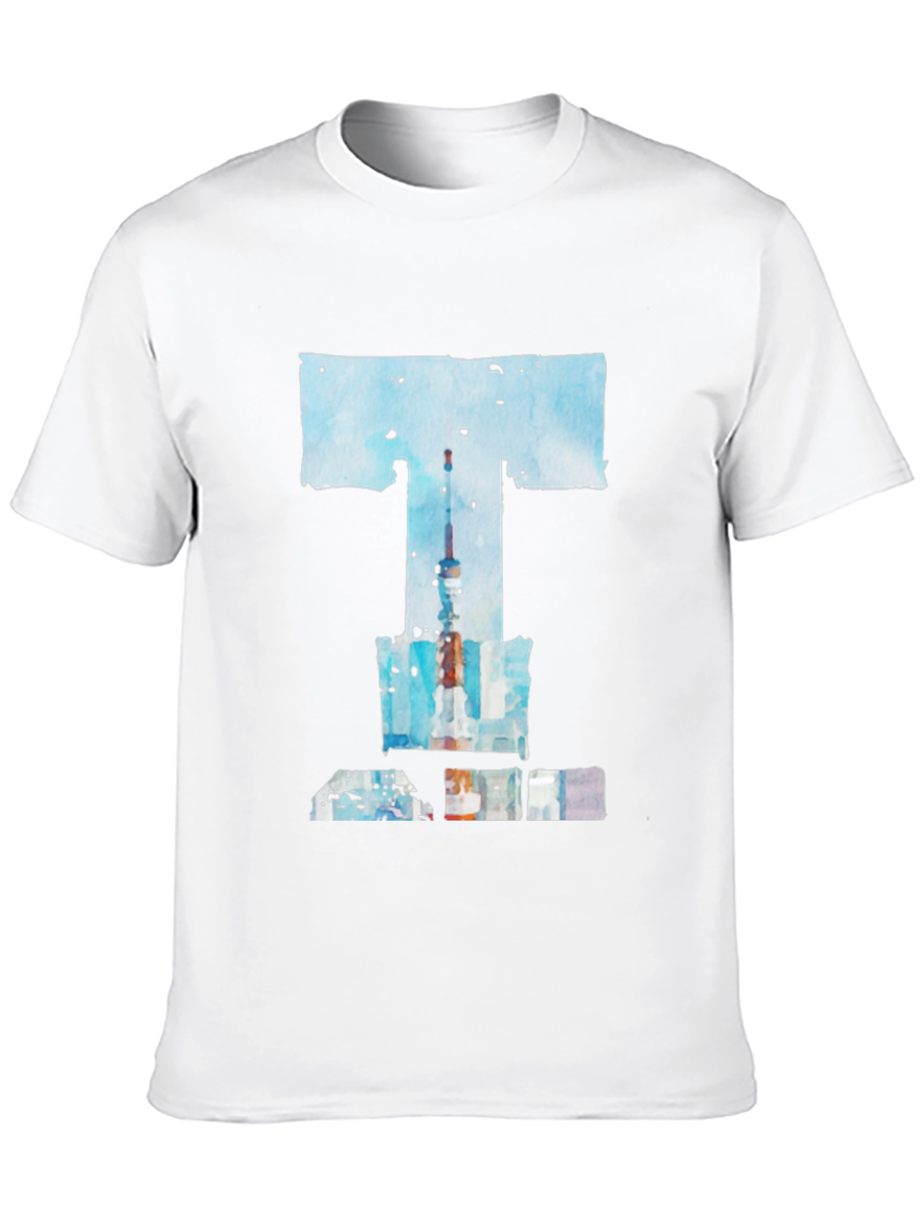 Abstract T-Shirt: Toronto Skyline Art