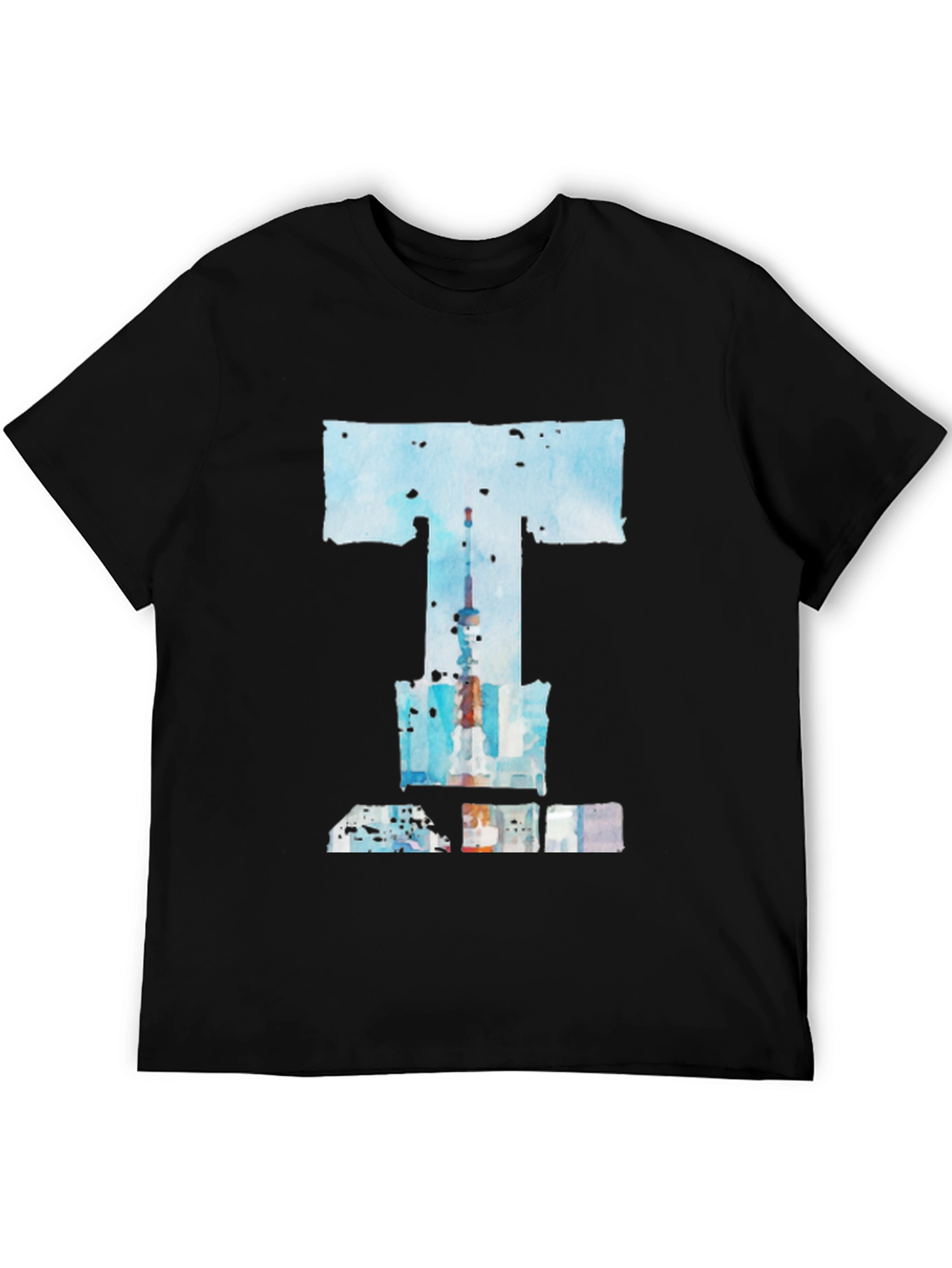 Abstract T-Shirt: Toronto Skyline Art