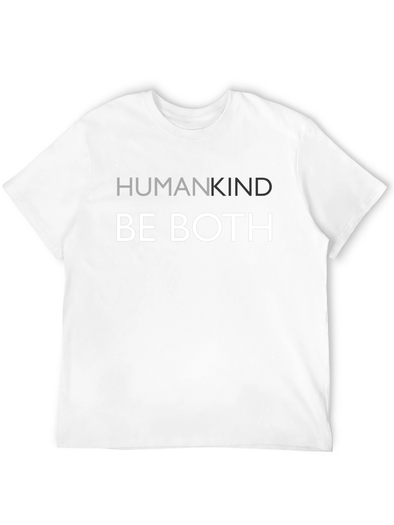 Humankind Be Both Graphic Tee - Mens Black T-Shirt