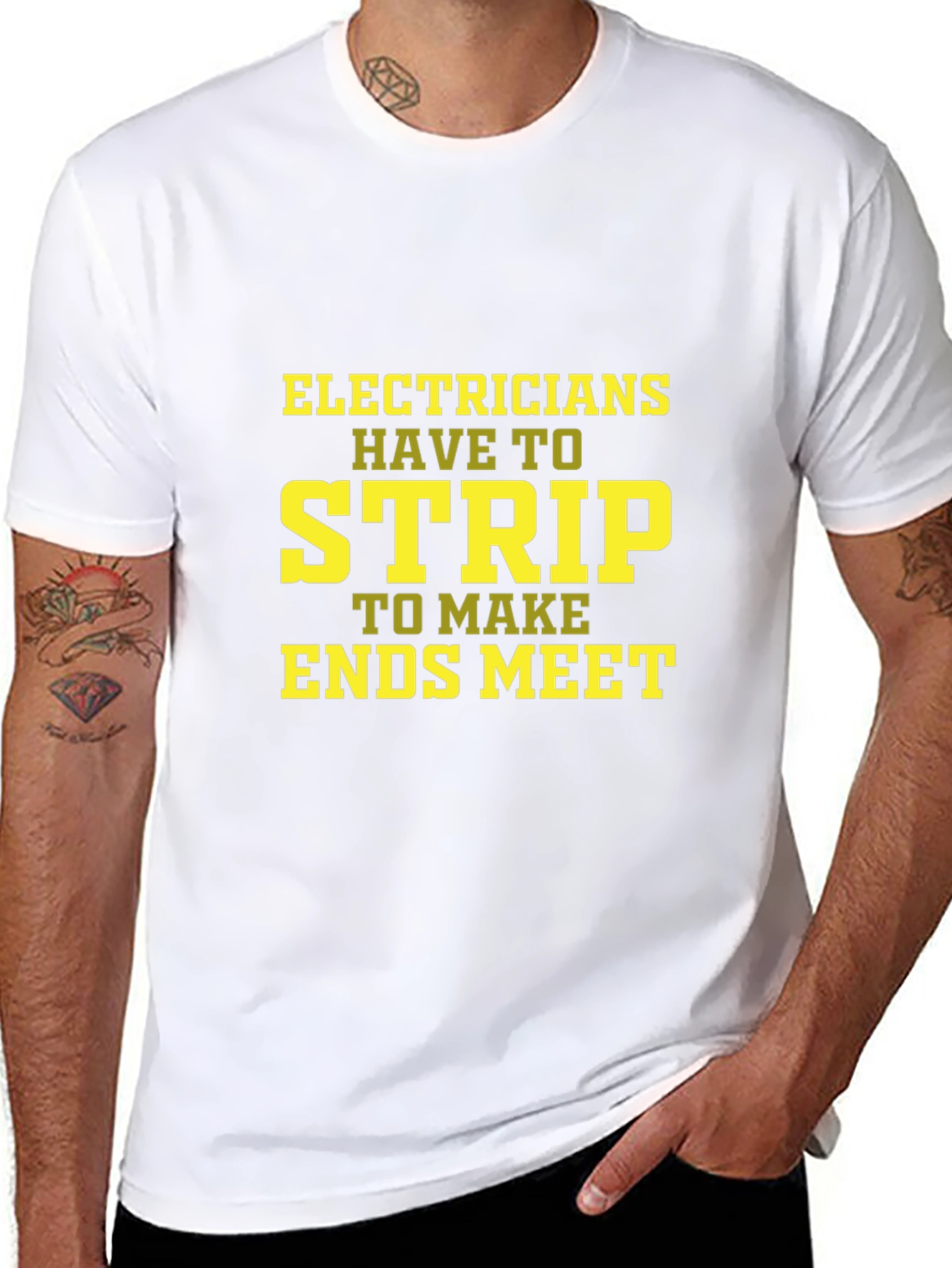 Electricians Strip Funny T-Shirt
