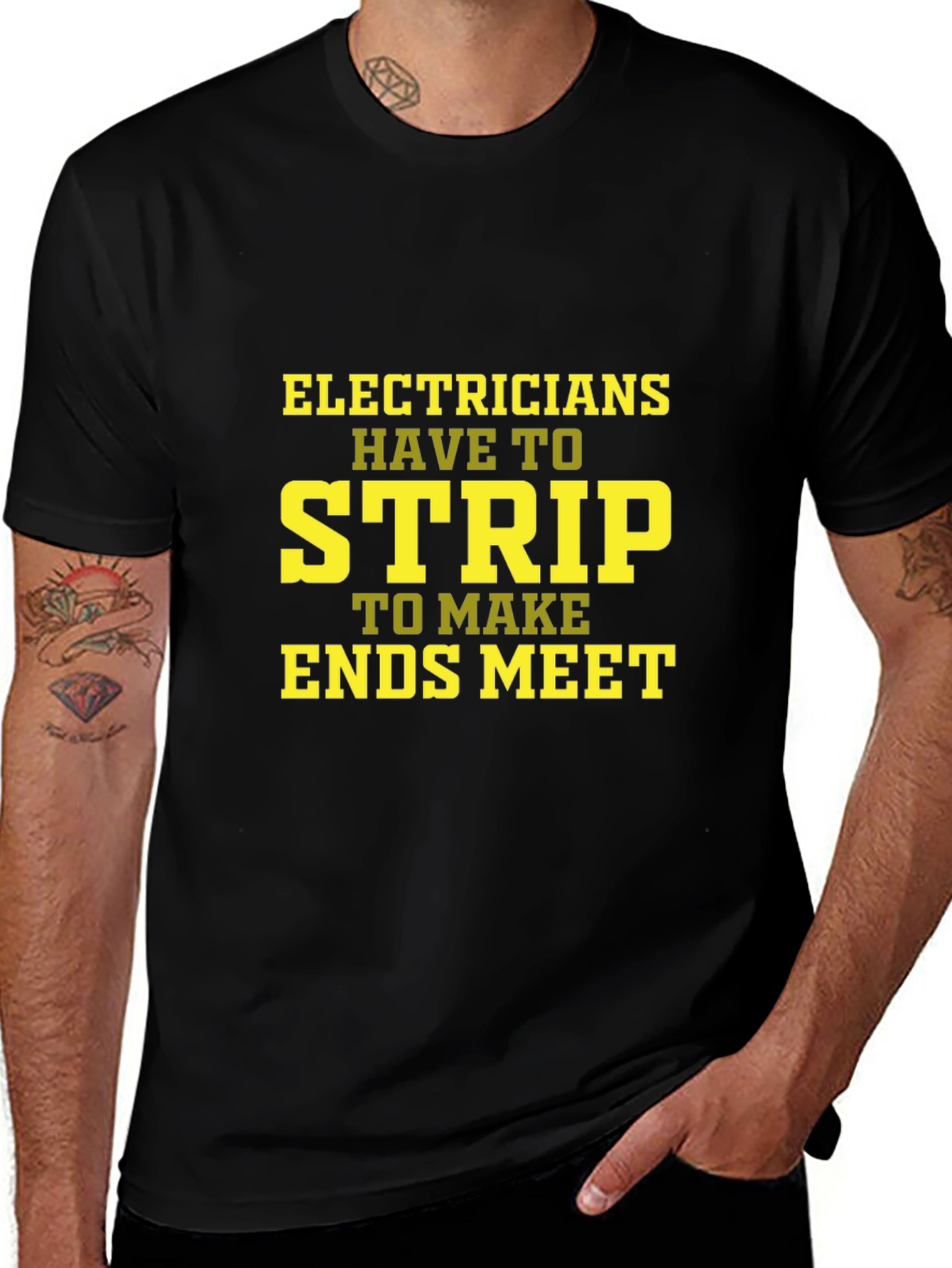 Electricians Strip Funny T-Shirt