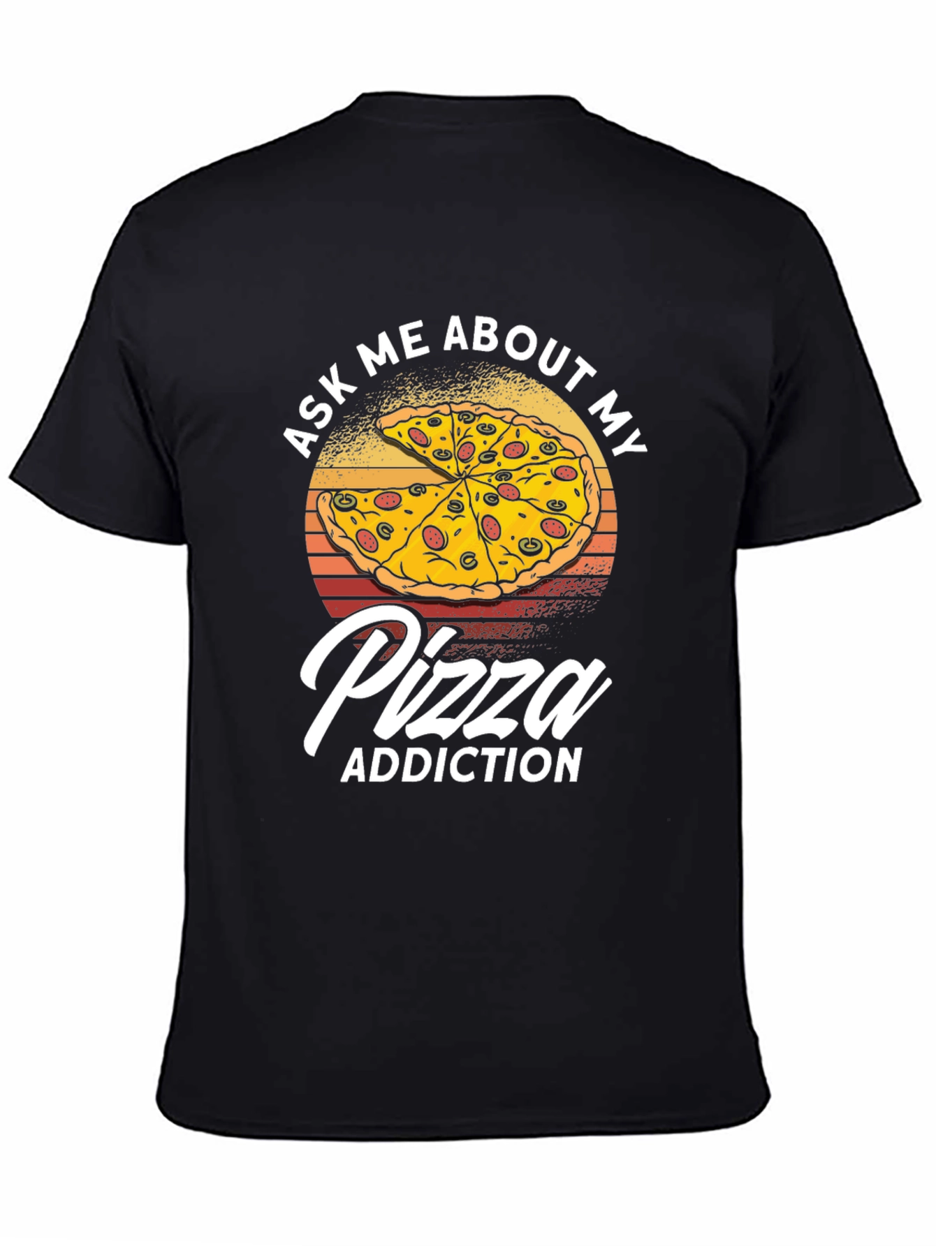Pizza Addiction Graphic T-Shirt