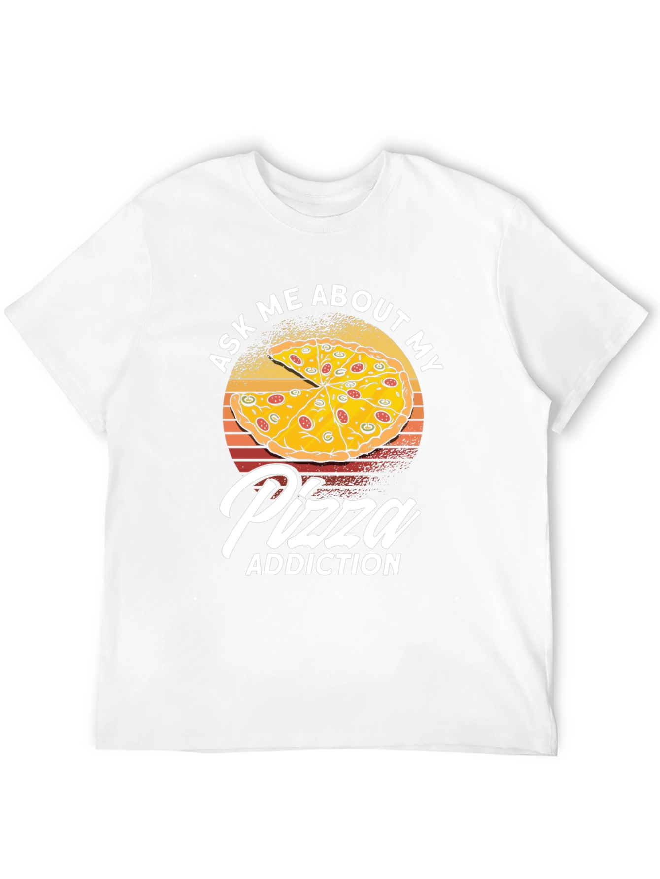 Pizza Addiction Graphic T-Shirt