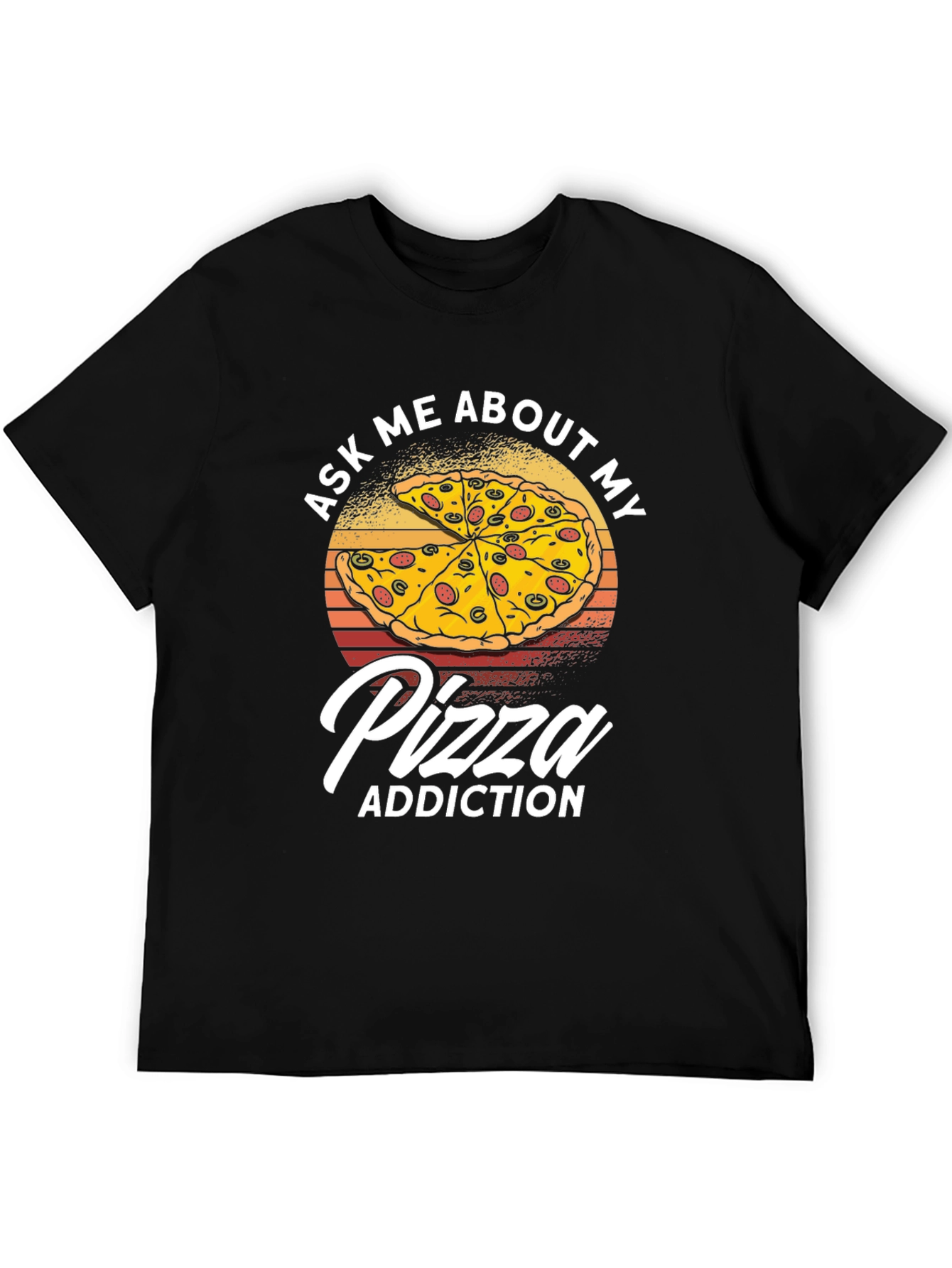 Pizza Addiction Graphic T-Shirt