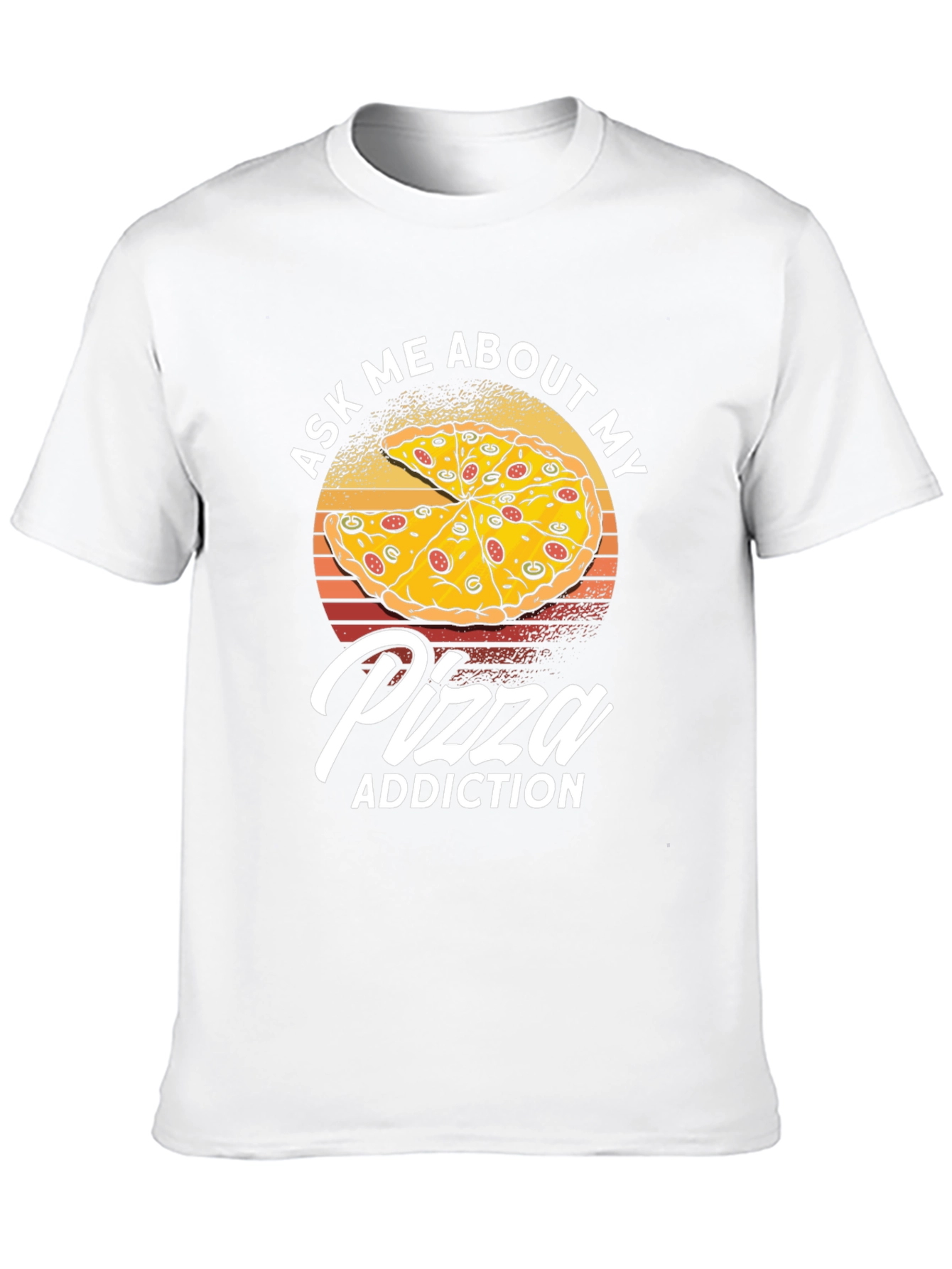 Pizza Addiction Graphic T-Shirt