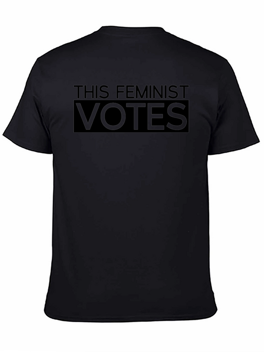 Feminist Votes T-Shirt - Black