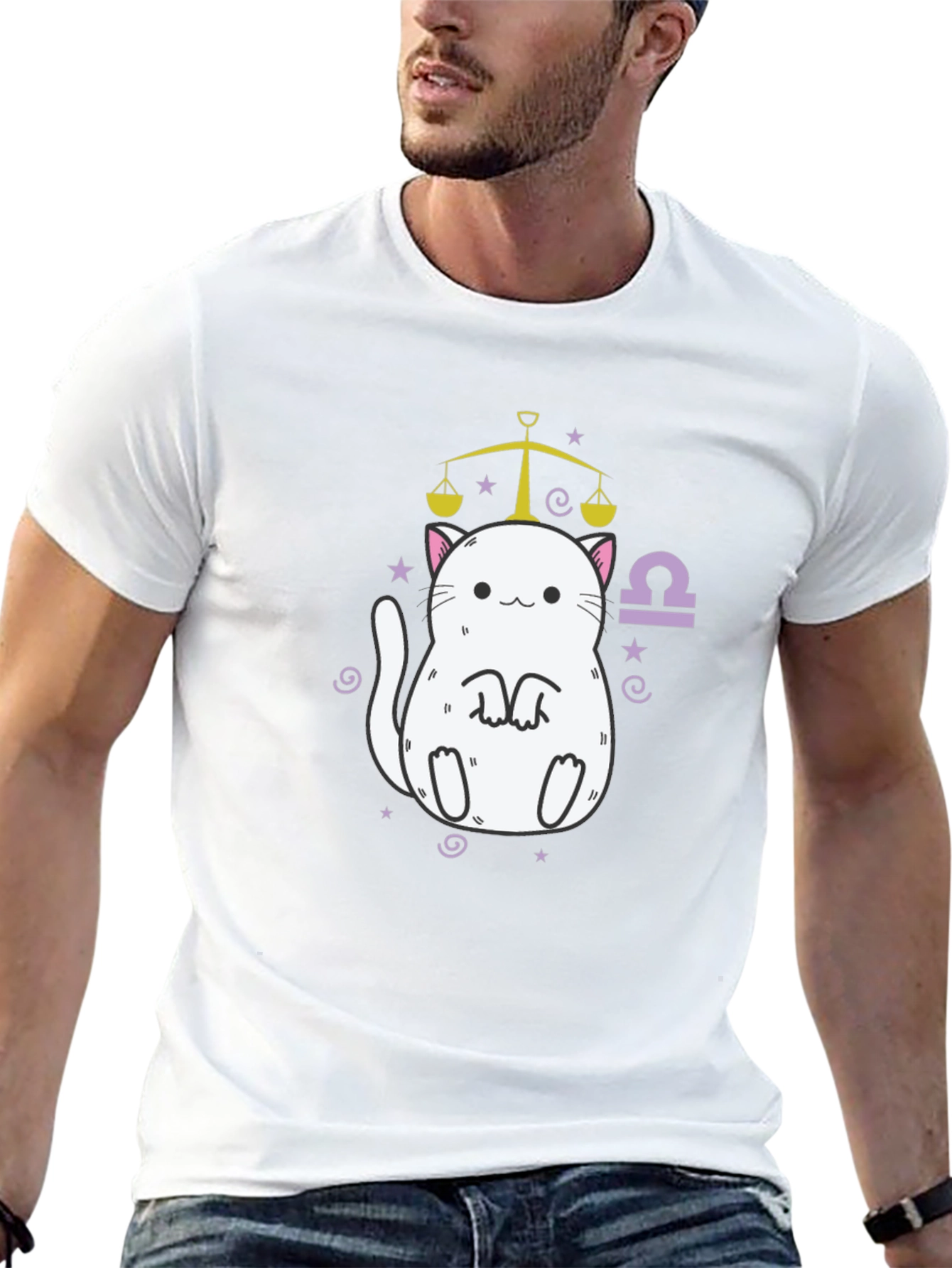 Libra Cat T-Shirt - Zodiac Sign Tee