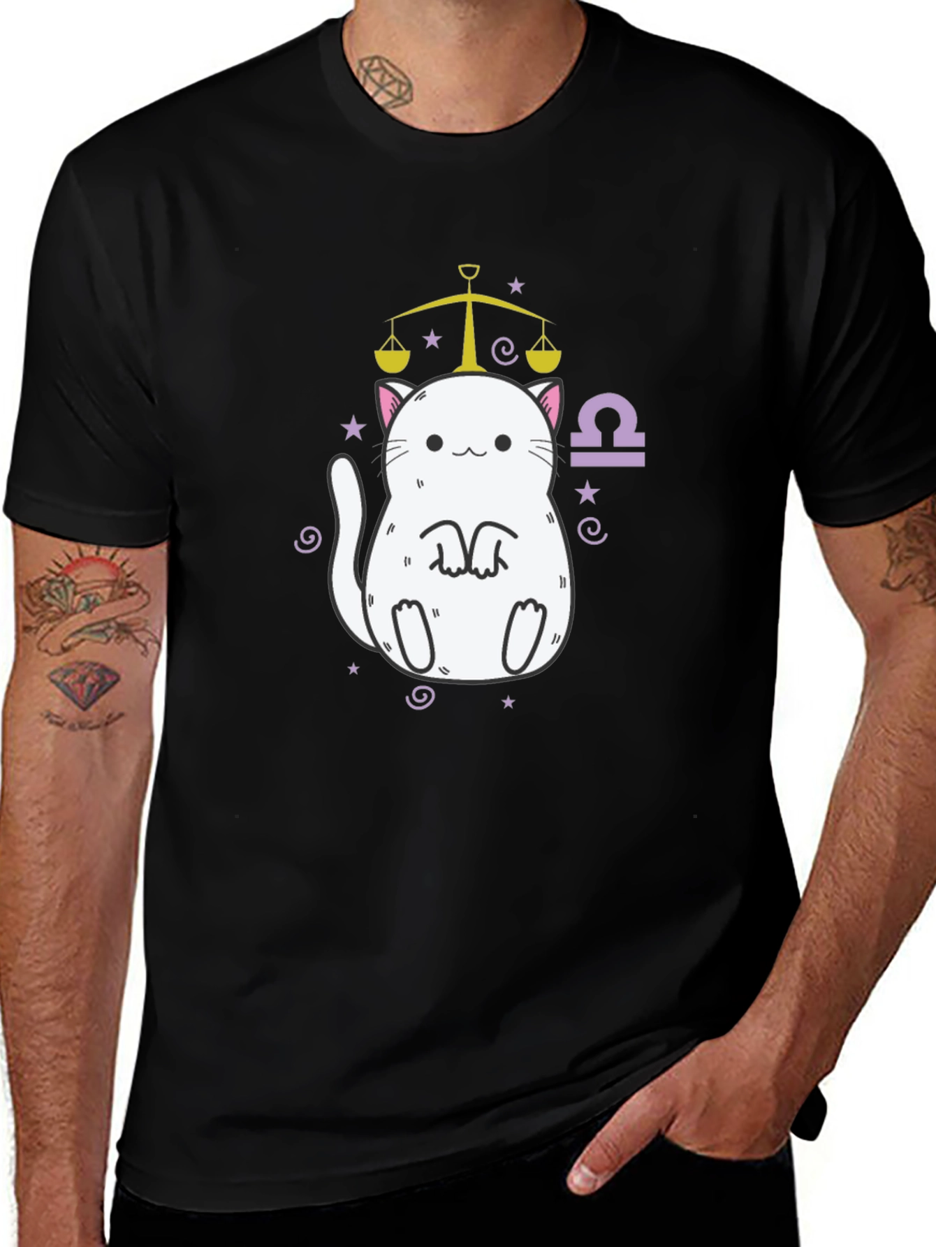 Libra Cat T-Shirt - Zodiac Sign Tee