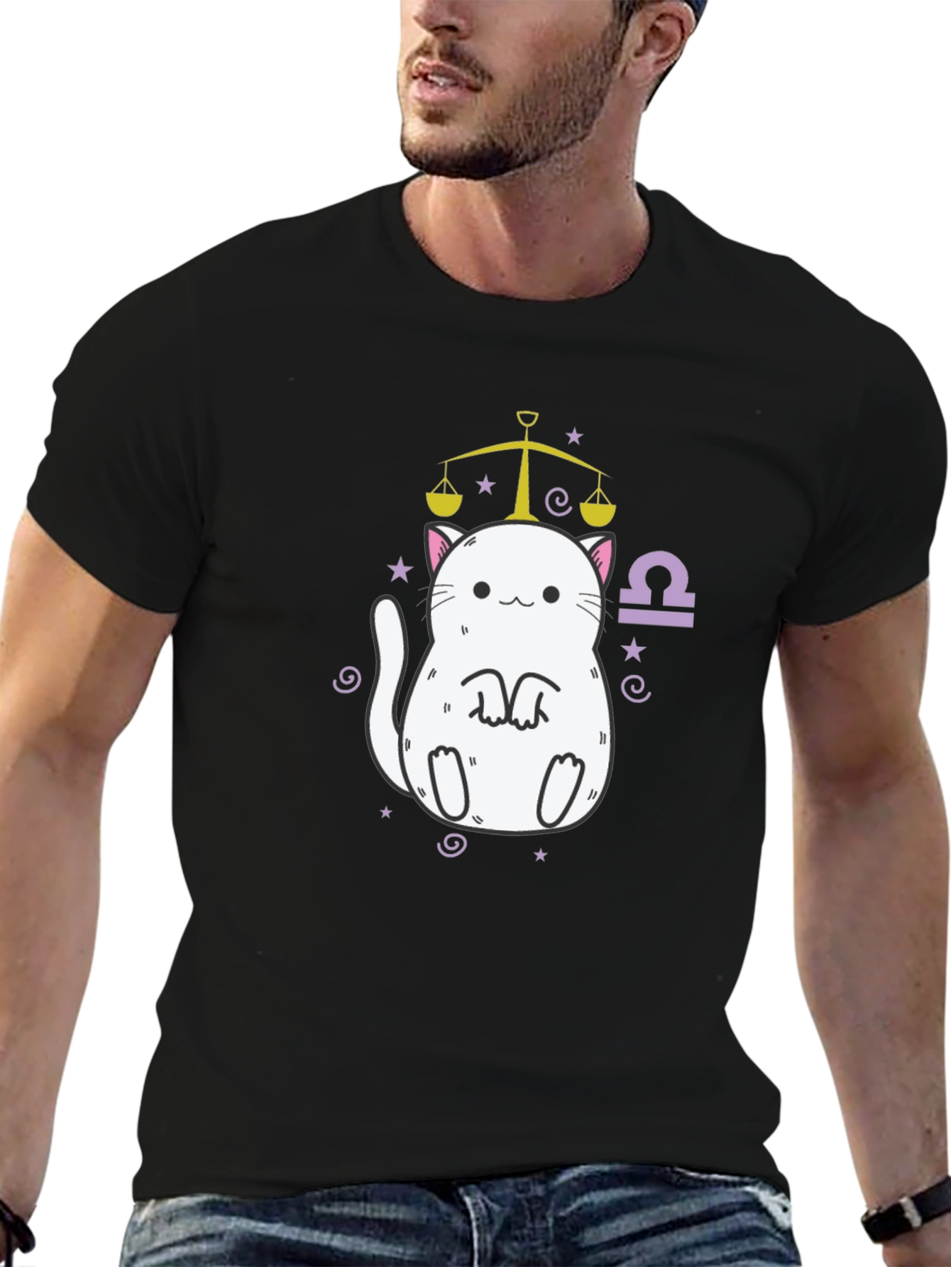 Libra Cat T-Shirt - Zodiac Sign Tee